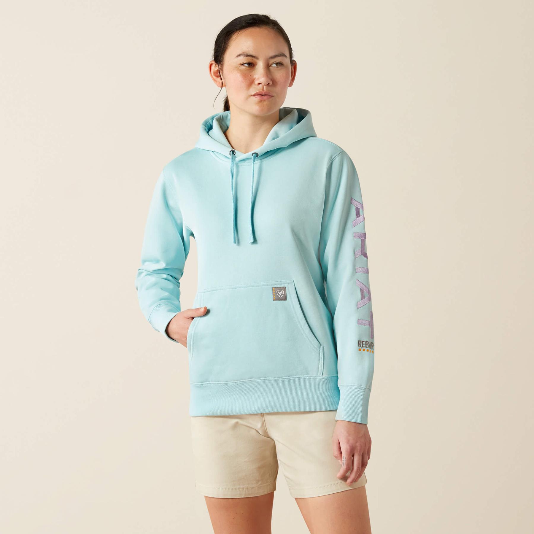 Meilleurs prix pour Sweatshirt à capuche femme Ariat Rebar Workman Graphic