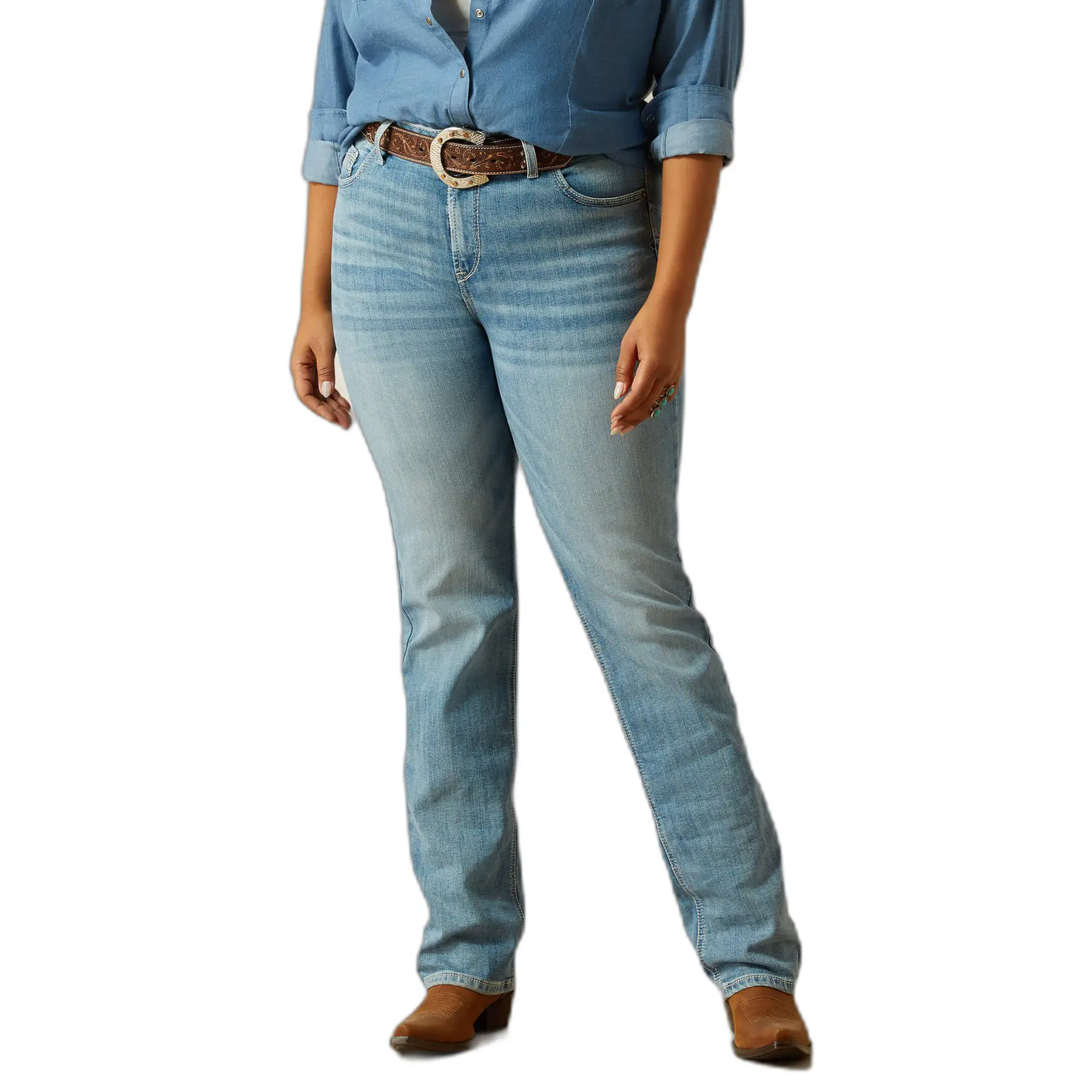 Comparer les prix de Jeans d'équitation Straight femme Ariat PR Yara