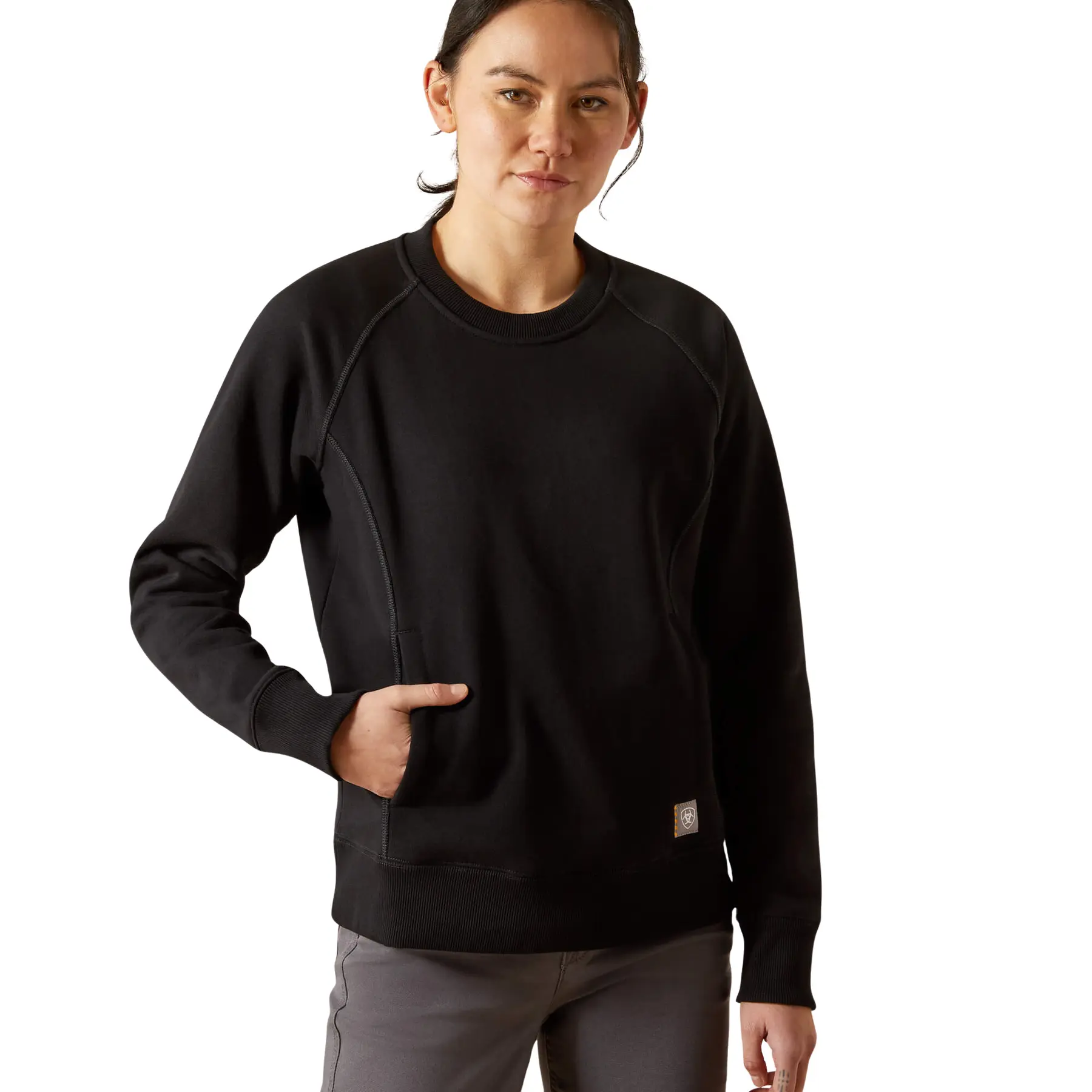 Sweatshirt woman Ariat Rebar Lightweight Fleece