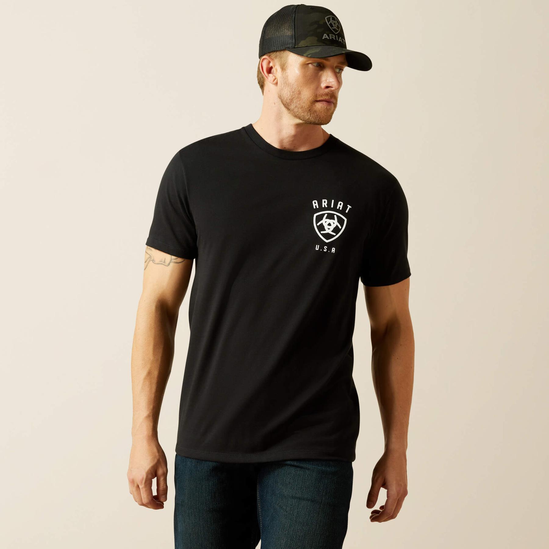 T-shirt Ariat Faded Bull