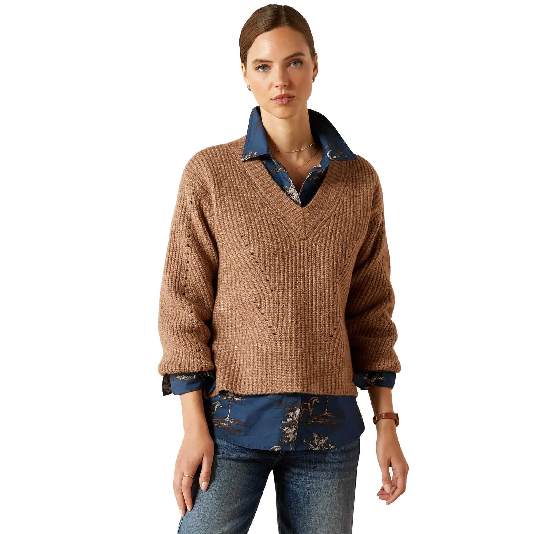Comparer les prix de Pull femme Ariat Blaydon