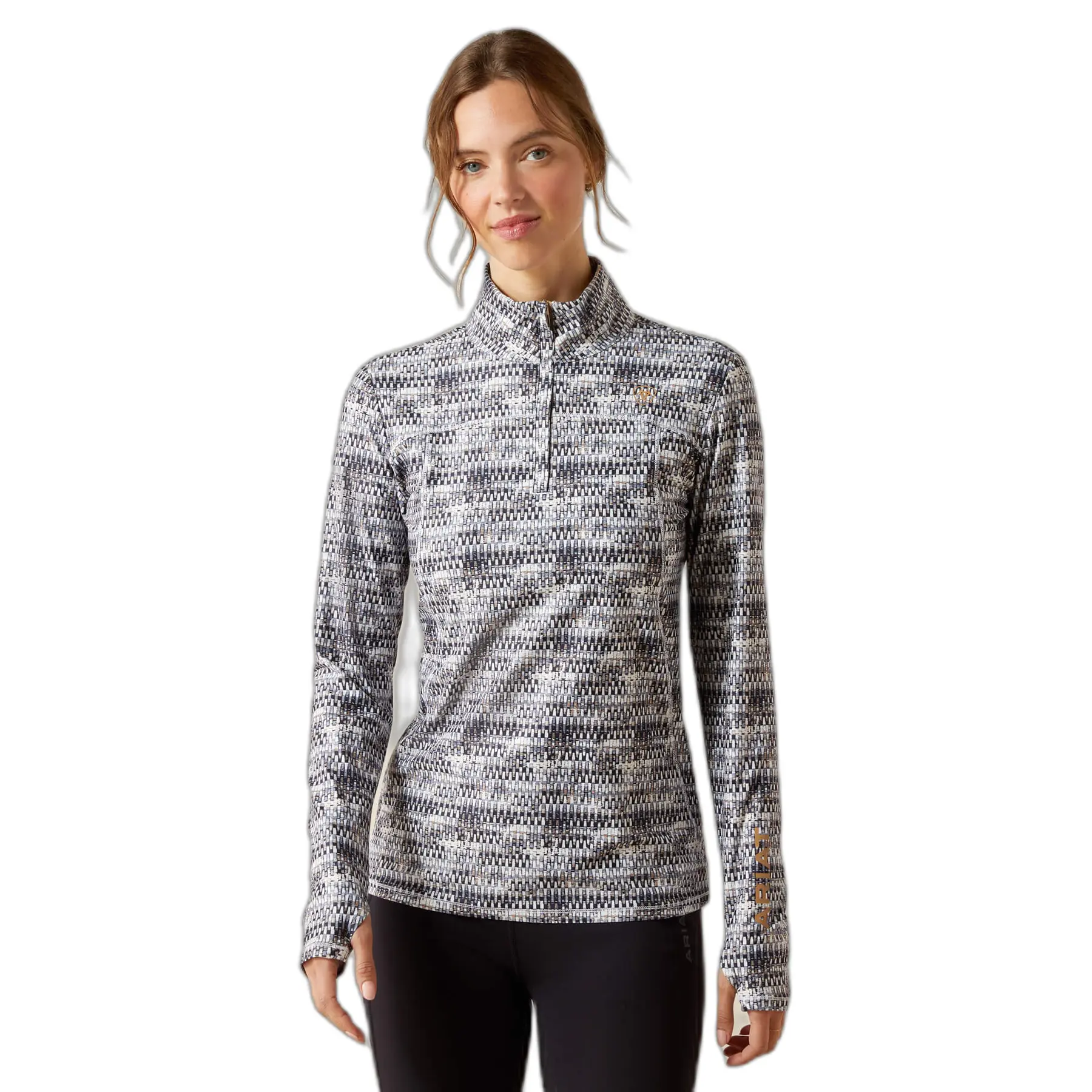 Image of Reittrikot 1/4 Reißverschluss, Damen Ariat Lowell 3.0