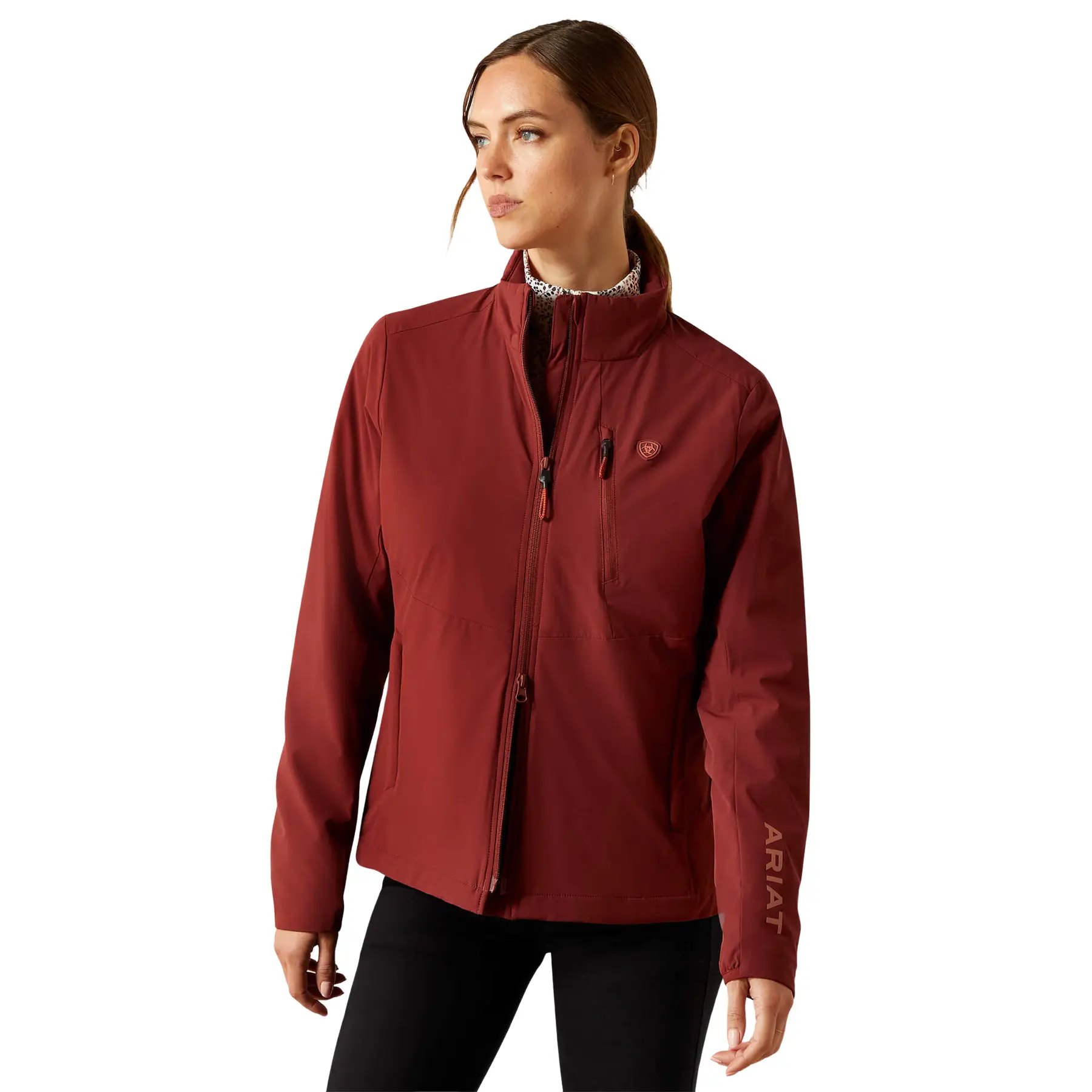 Women's full-zip riding jacket Ariat Rion StretchShell Insulated