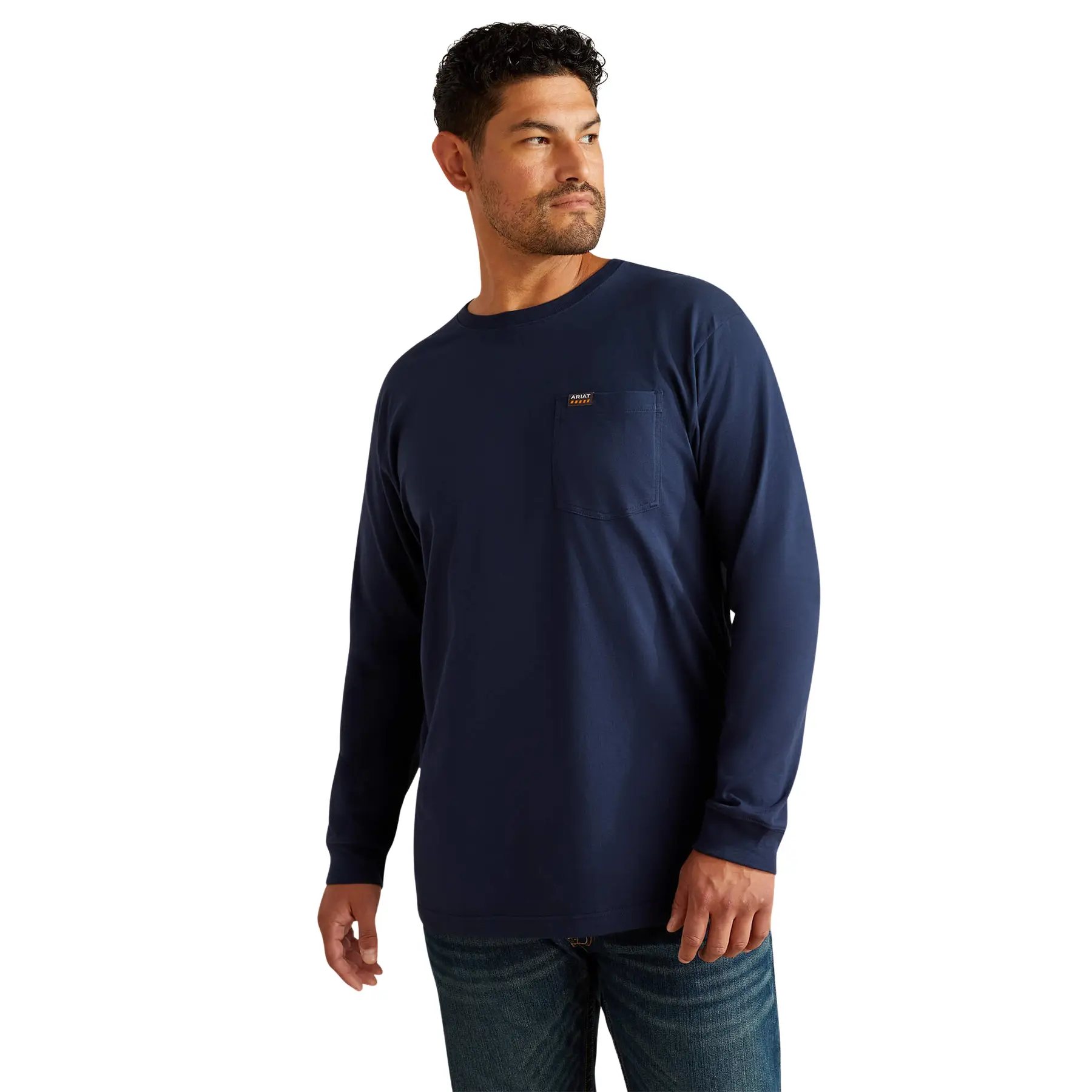 Long sleeve pocket T-shirt Ariat Rebar Cotton Strong Standard