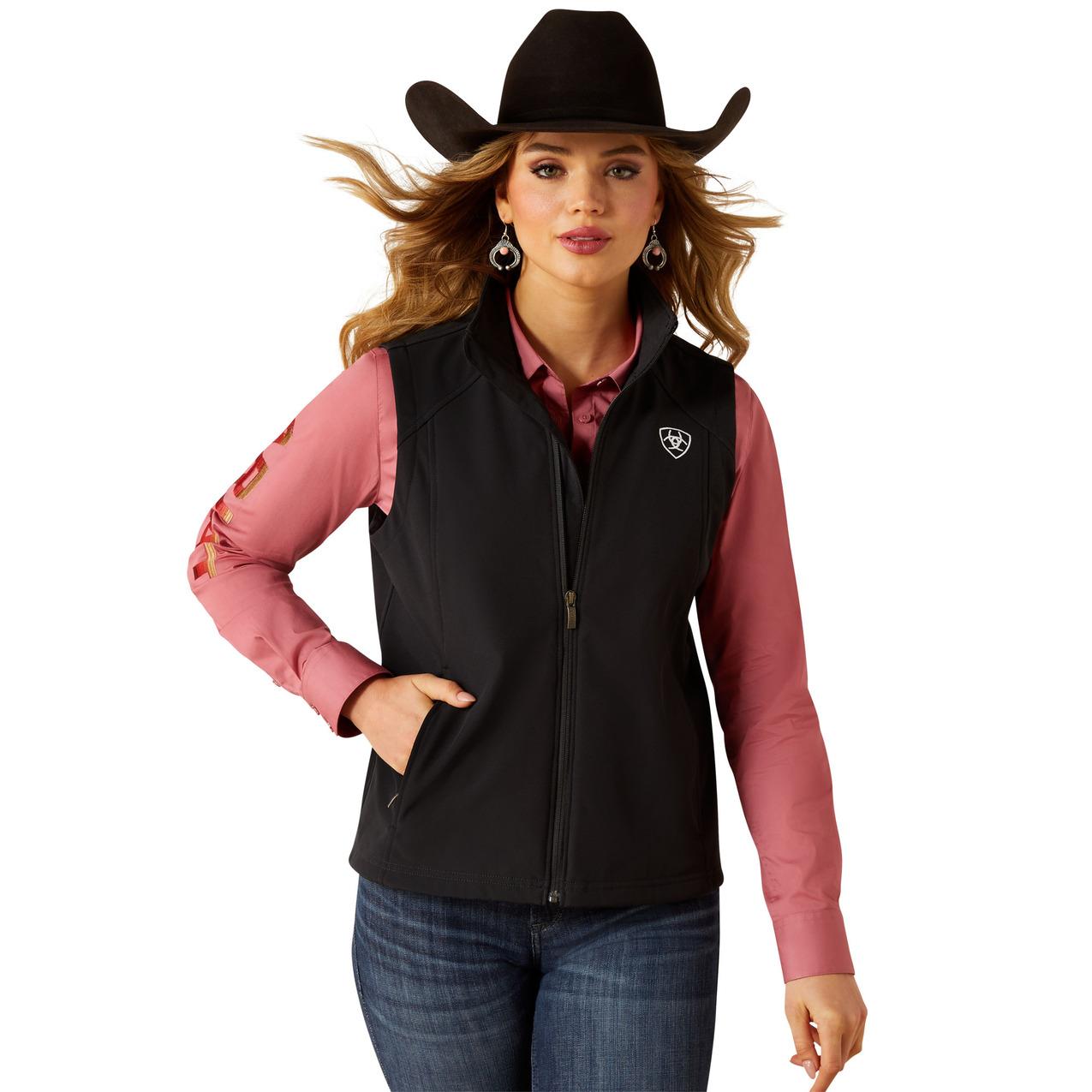 Meilleurs prix pour Veste sans manches équitation softshell femme Ariat Logo