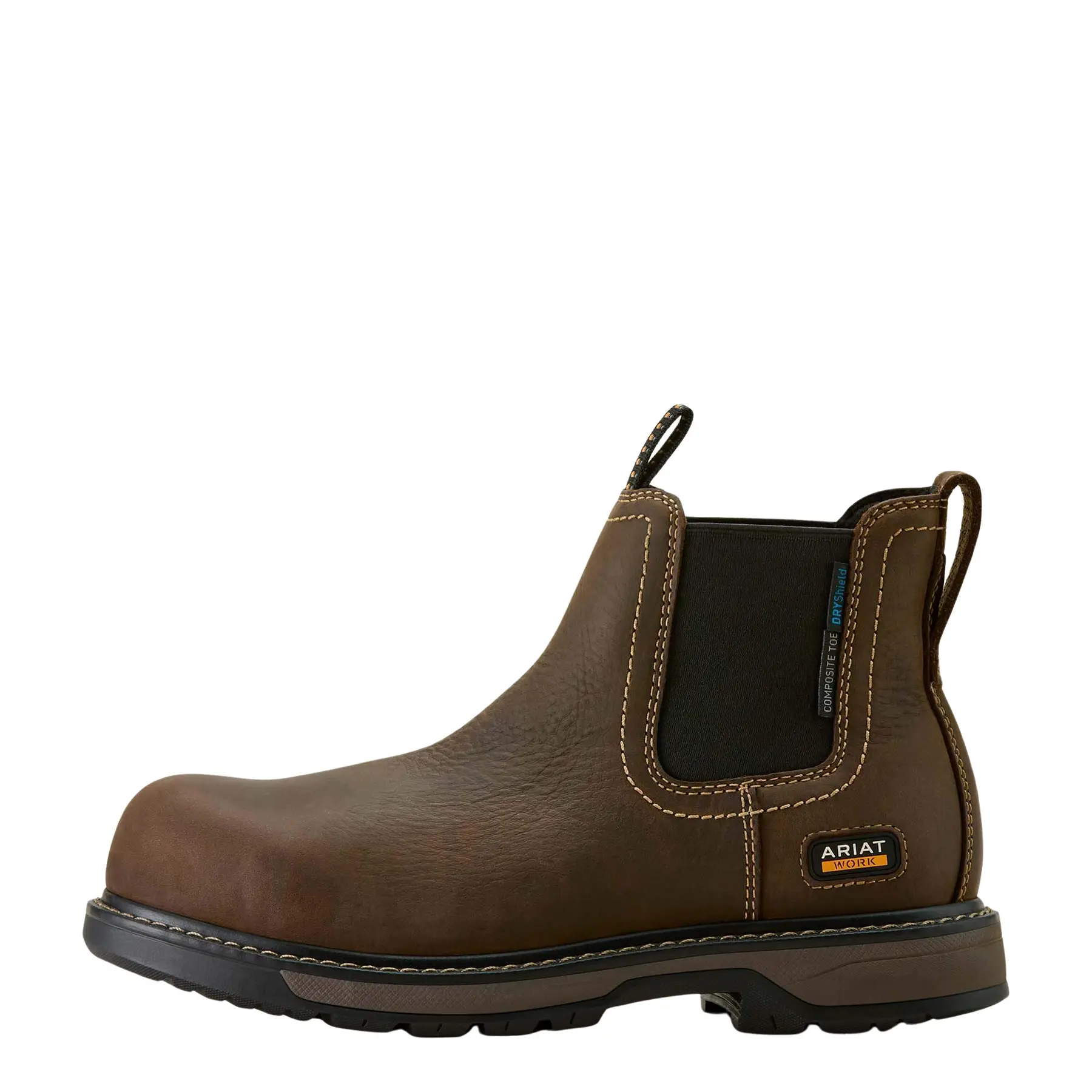 Women's leather safety boots Ariat Riveter Chelsea Waterproof Composite Toe