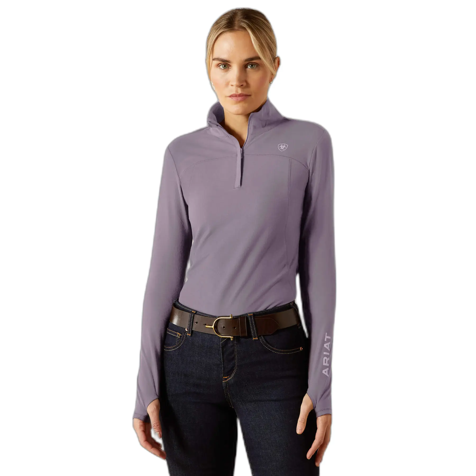 Maillot équitation 1/4 zip femme Ariat Lowell 3.0