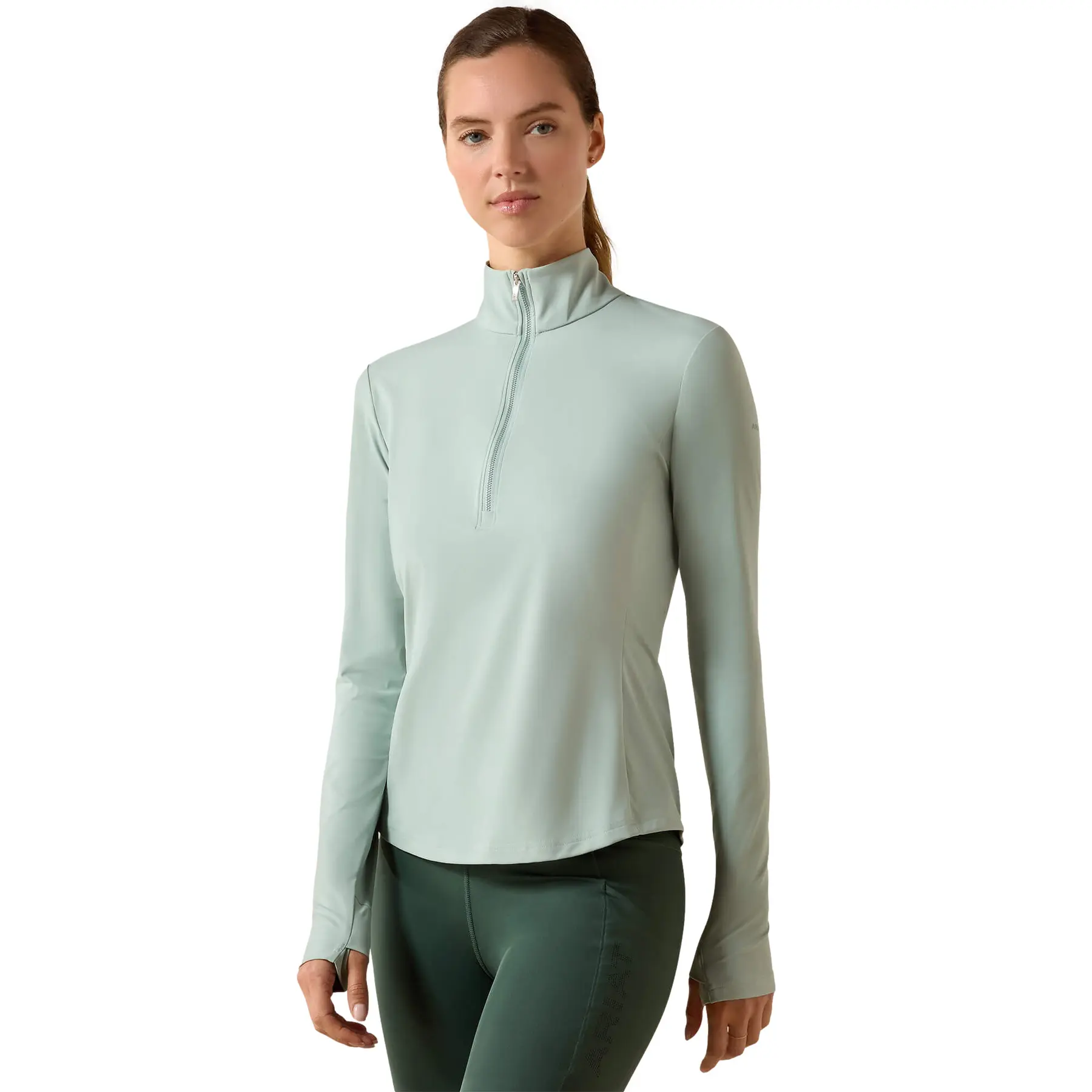 Reittrikot 1/2 Reißverschluss, Damen Ariat SolVeil