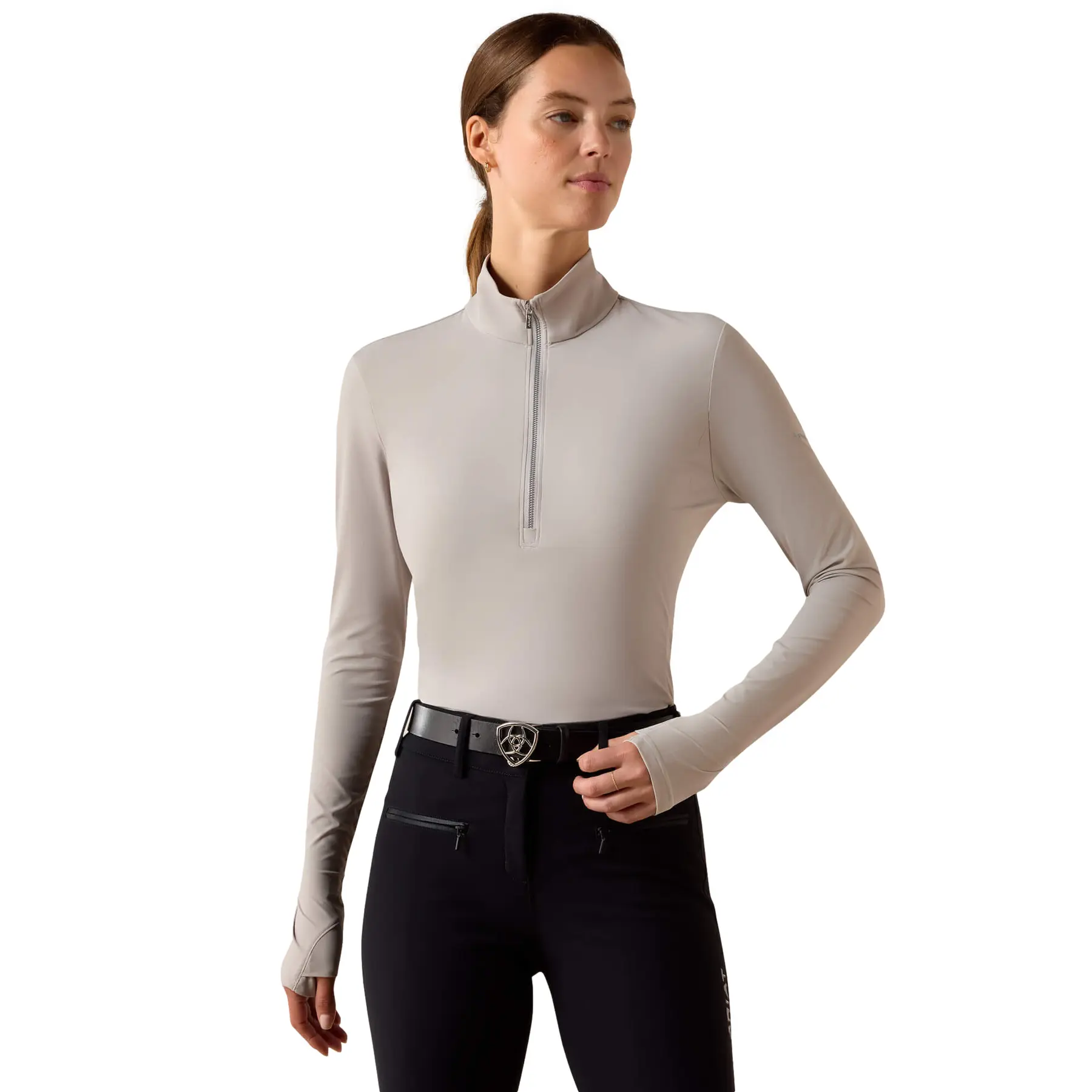 Maillot équitation 1/2 zip femme Ariat SolVeil