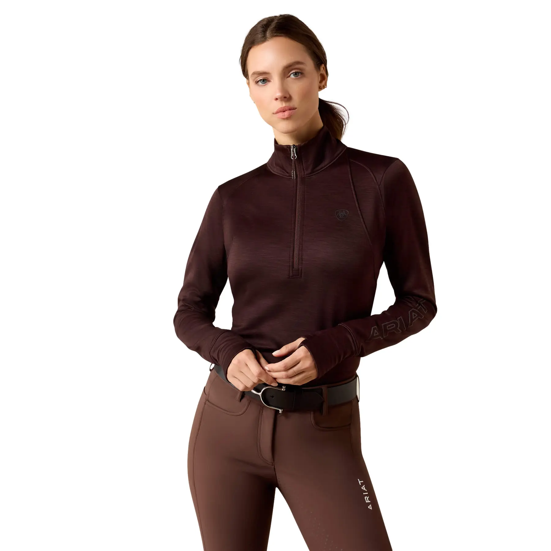 Maglione da donna con 1/2 di zip Ariat Team EQ