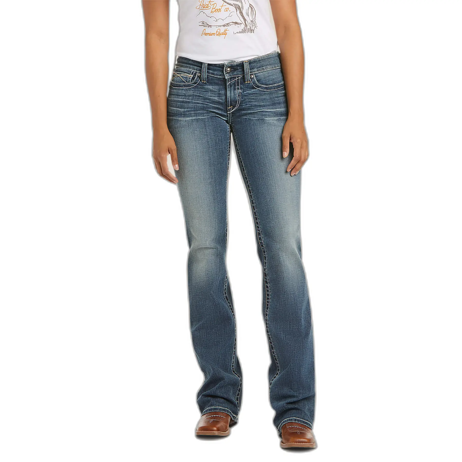 Jeans femme Ariat R.E.A.L. Whipstitch