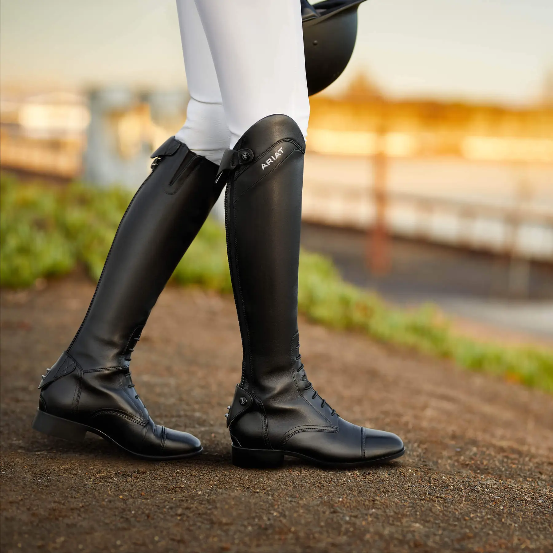 ARIAT Heritage Contour II Field Zip Bottes d'équitation hautes pour femme