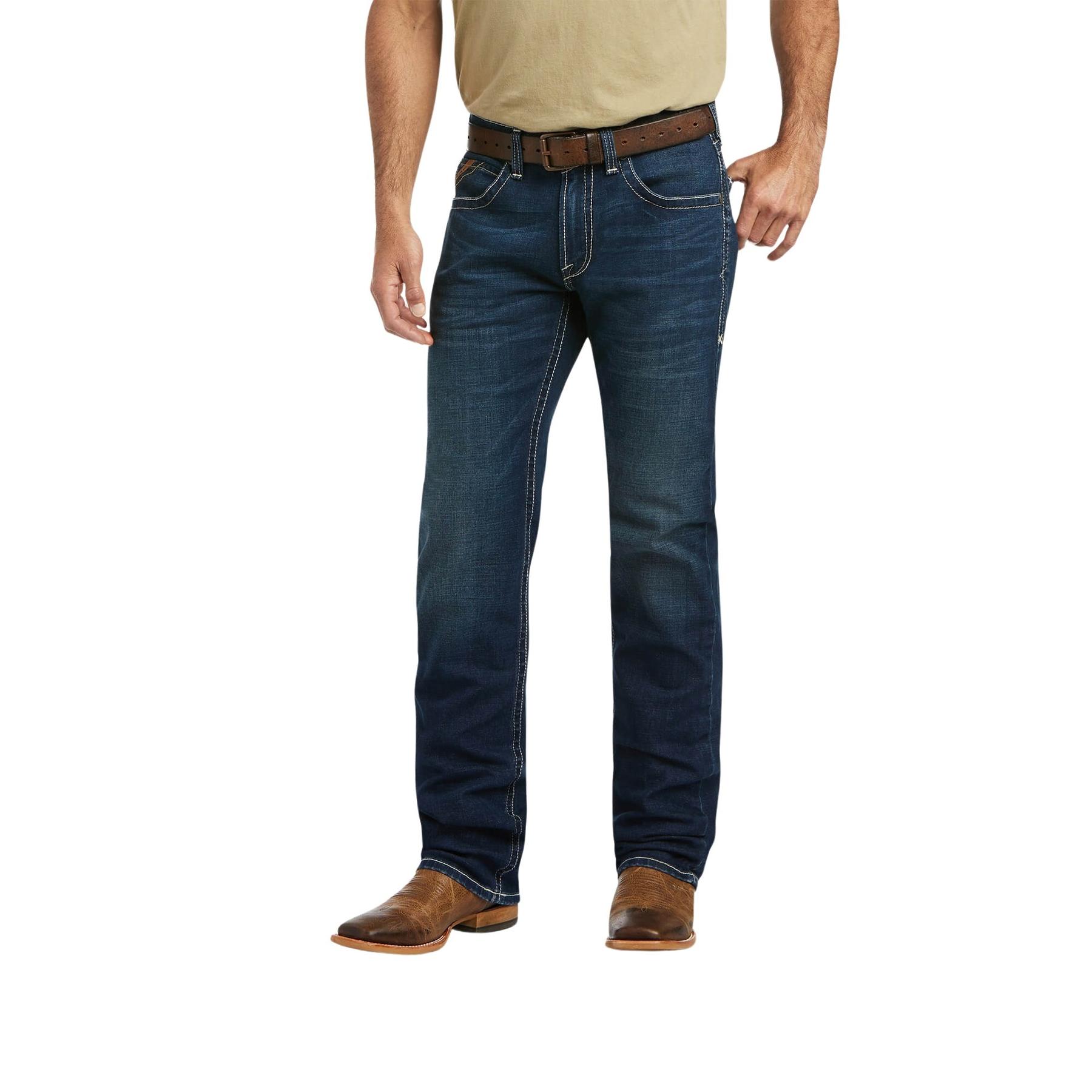 0195696149345 - Jeans Ariat M5 Straight Stretch Remming