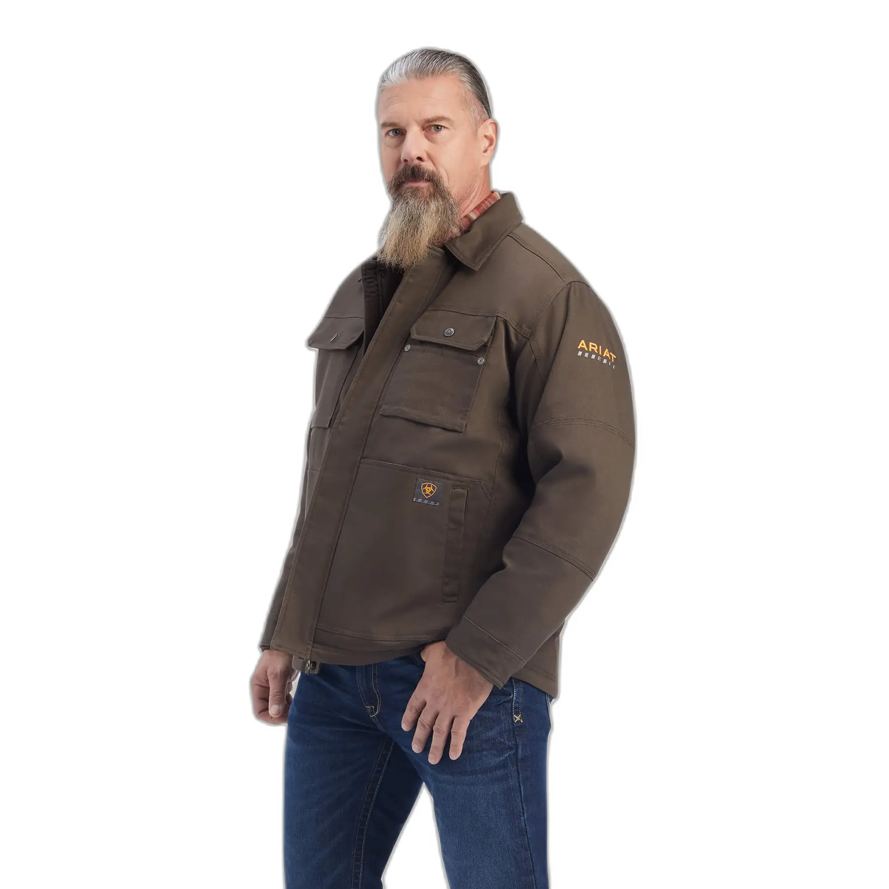 Meilleurs prix pour Veste imperméable duracanvas doublé sherpa Ariat Rebar