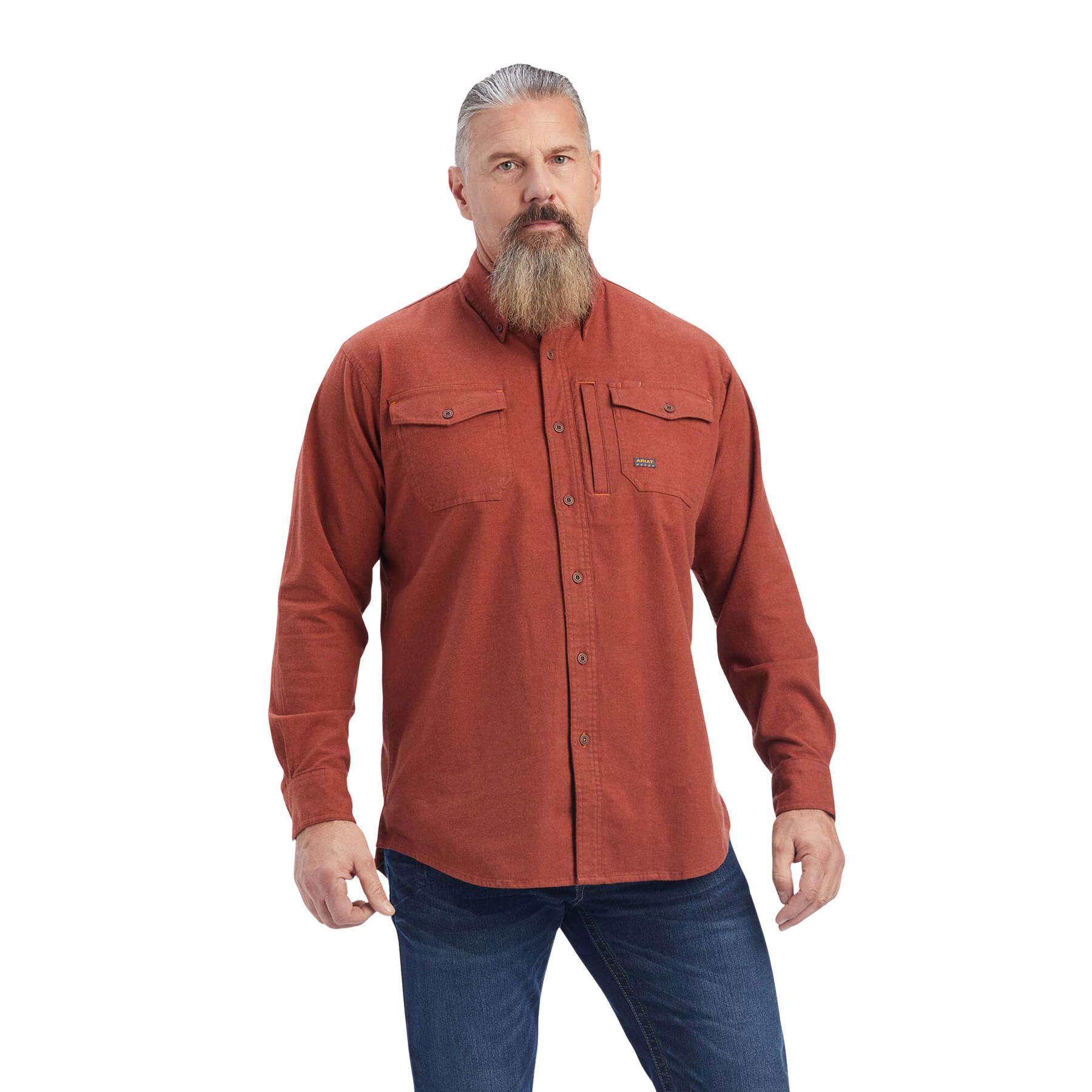 0195696254209 - Arbeitsjacke Ariat Rebar Flannel DuraStretch