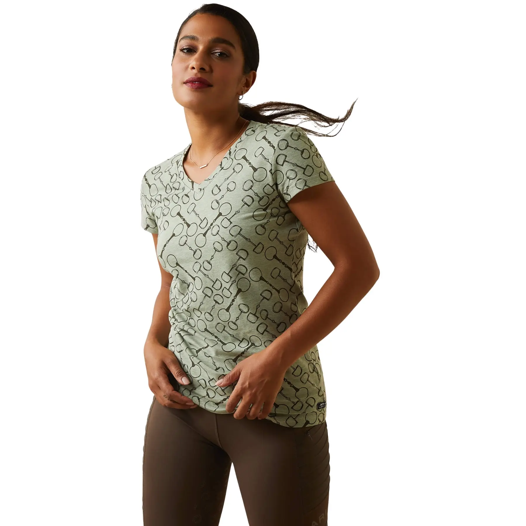 0195696440480 - T-Shirt Ariat Snaffle