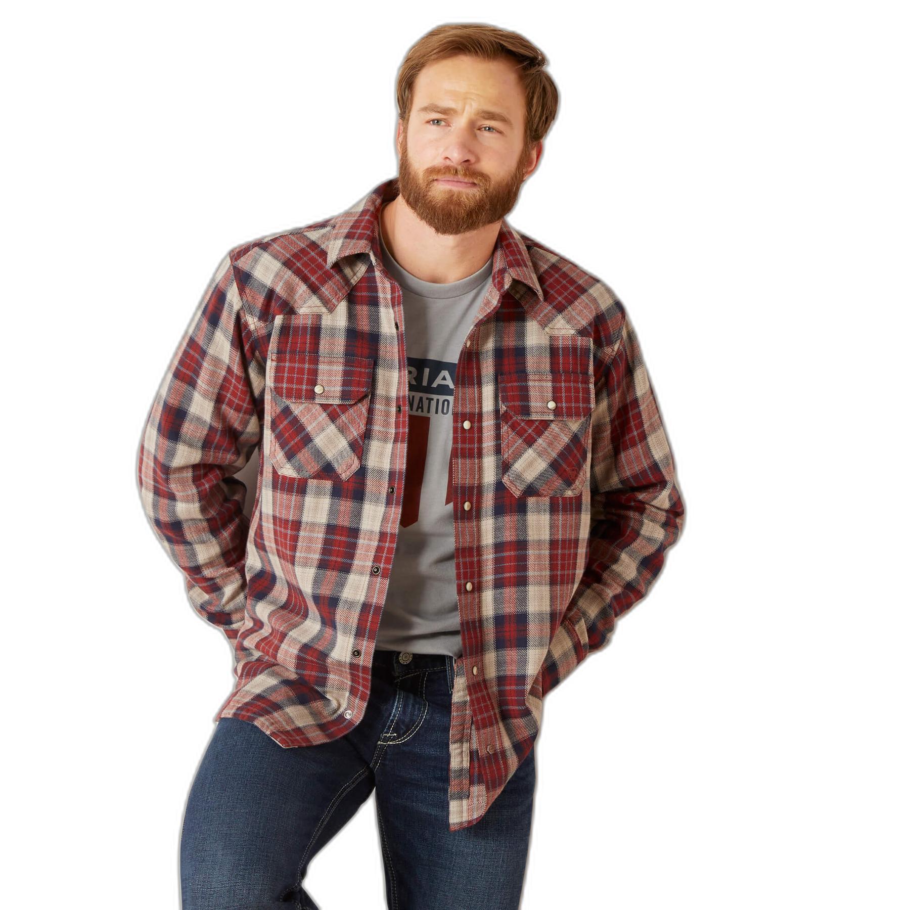 Camicia retrò a maniche lunghe Ariat Harlen Snp