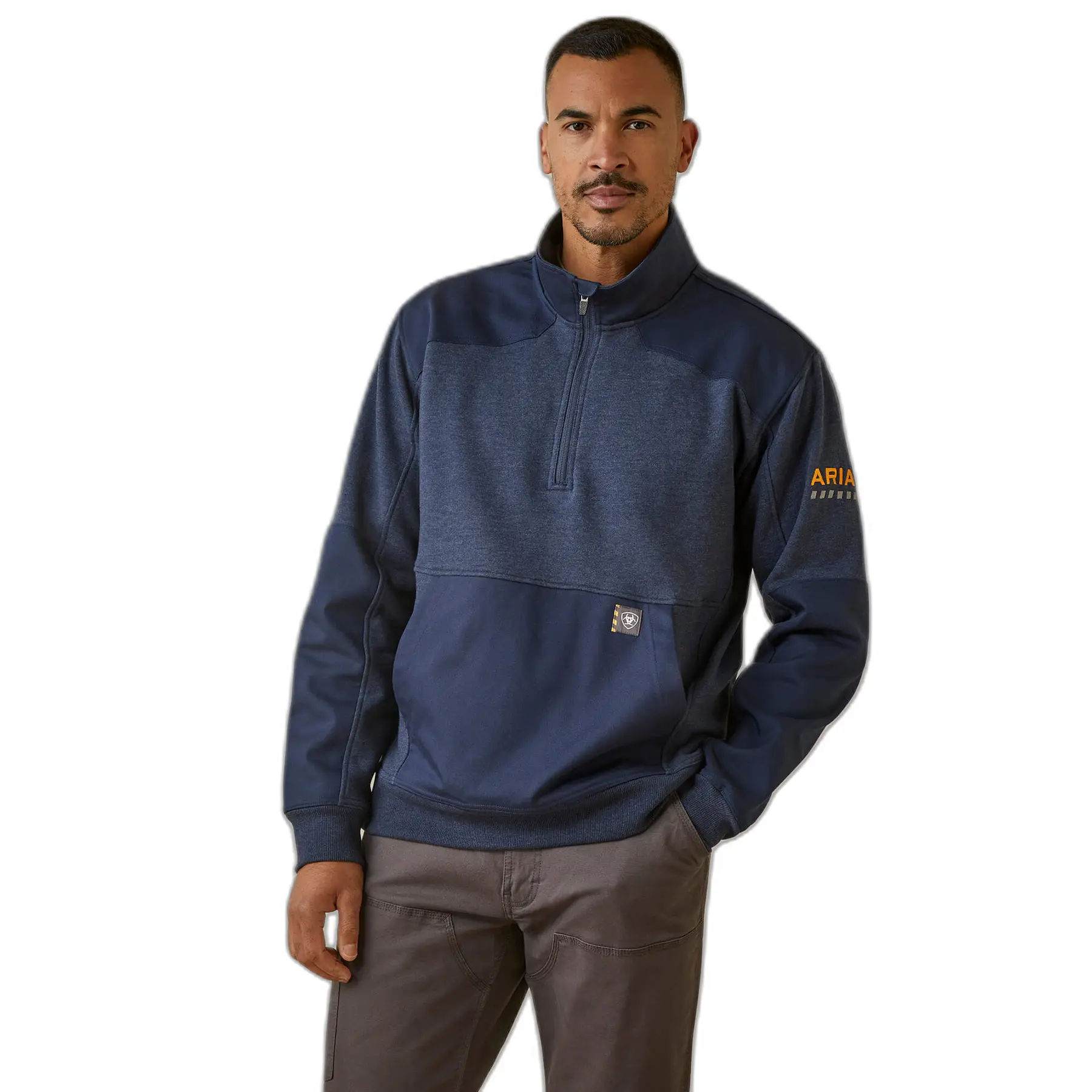 Comparer les prix de Sweatshirt 1/4 zip imperméable duracanvas Ariat Rebar Workman