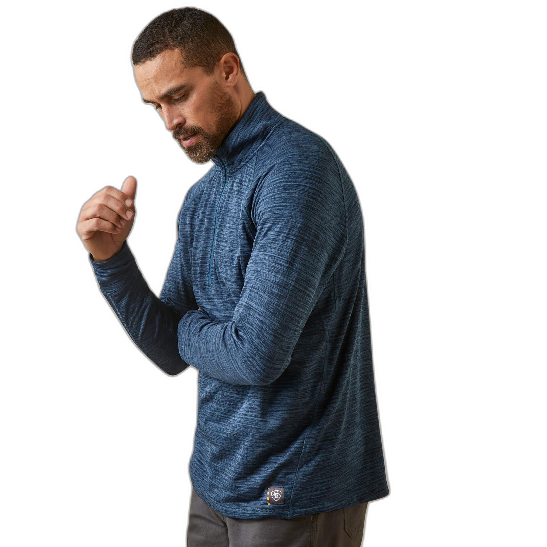 Maglia termica 1/4 di zip Ariat Rebar Gridwork