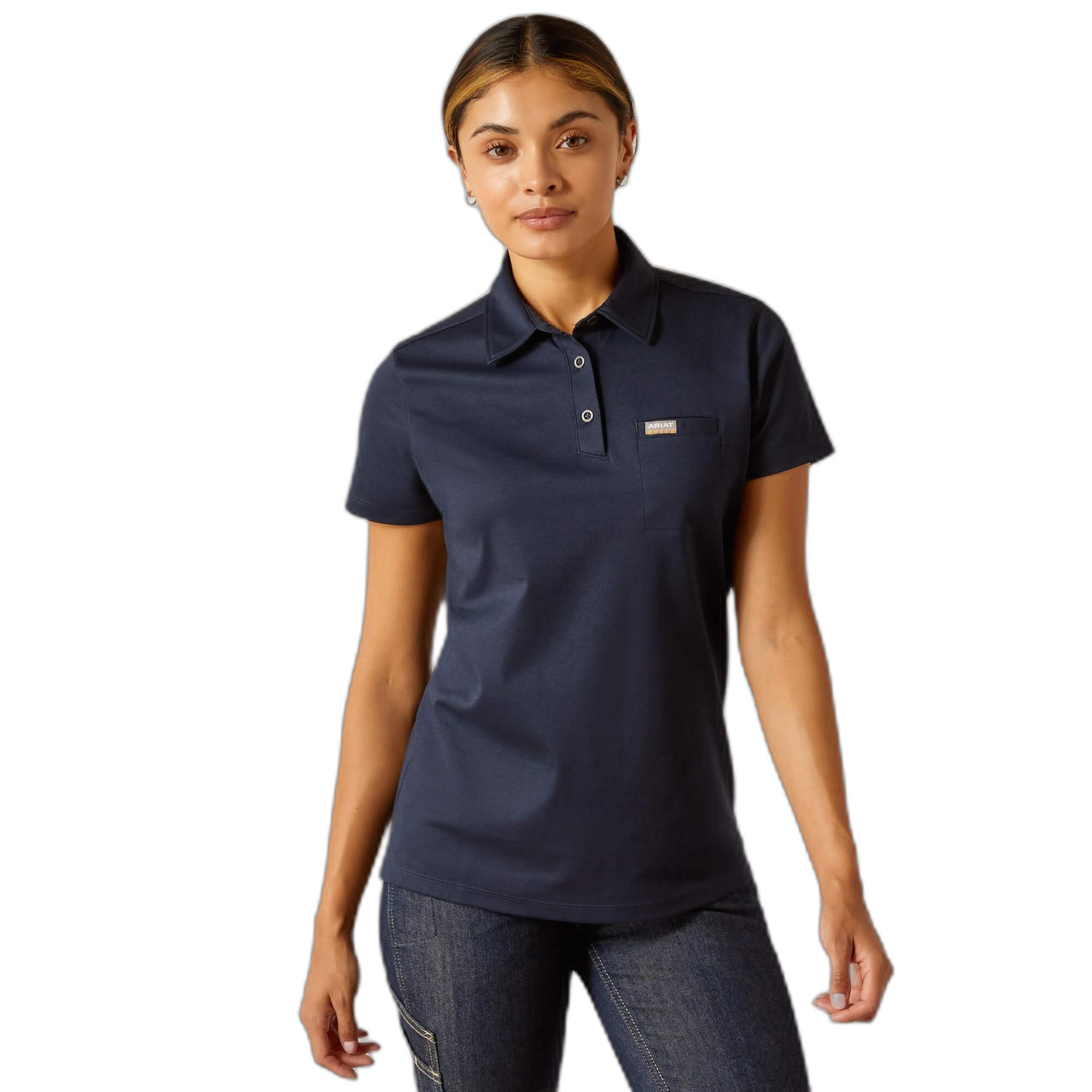 0195696923037 - Polo-Shirt Damen Ariat Rebar Foreman