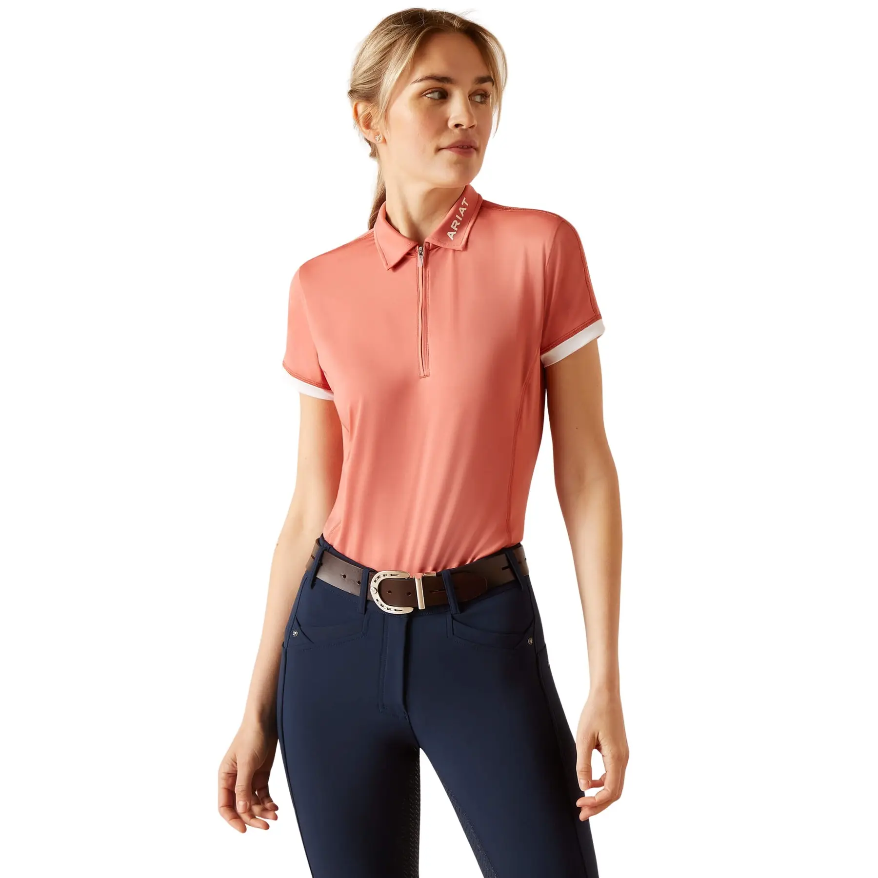 Ariat Rose Polo Shirt Riding Woman Bandera
