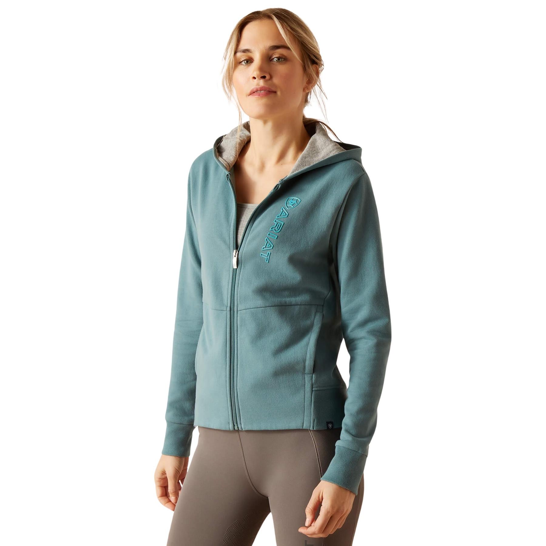 0195696884963 - Hoodie Damen Ariat Team Logo