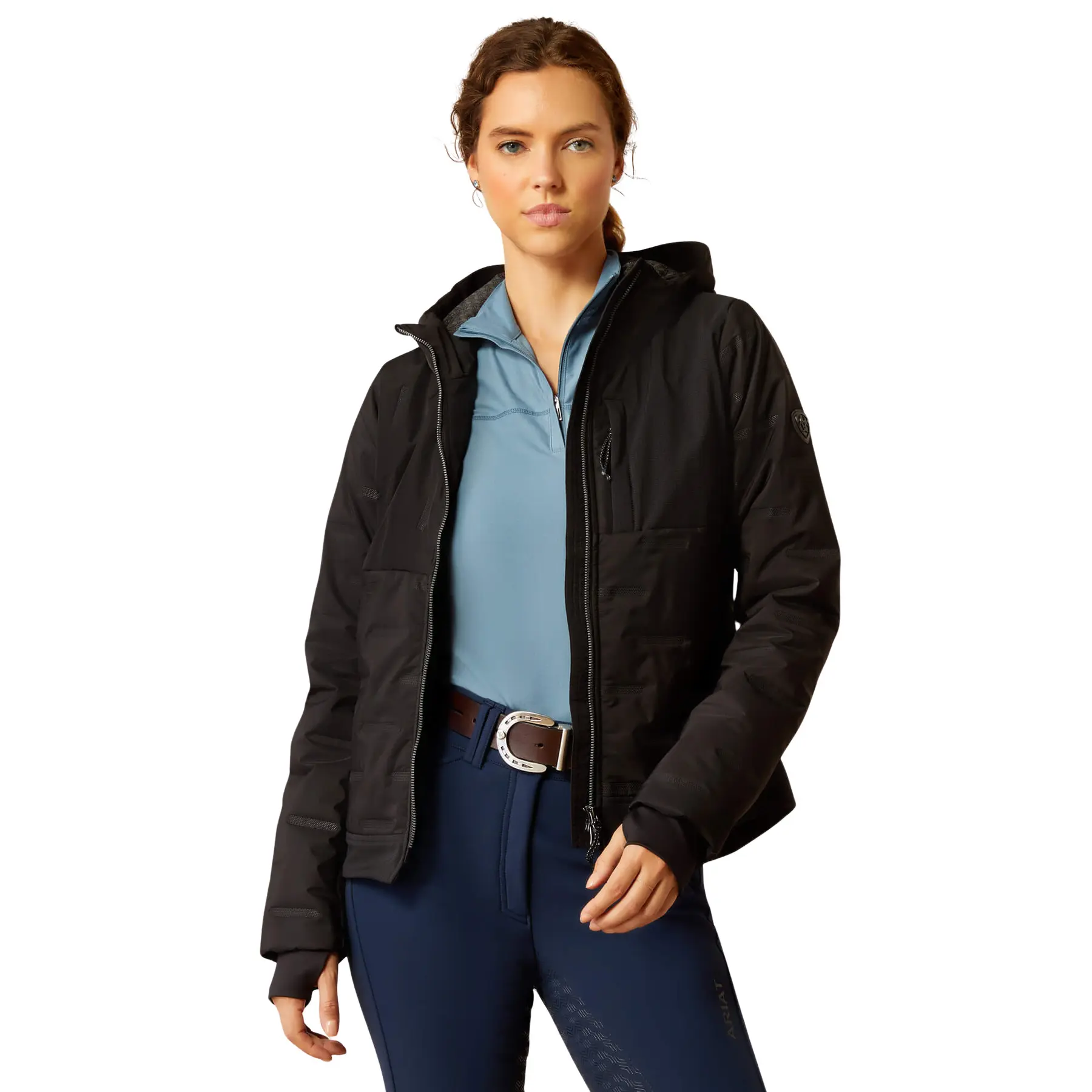 Comparer les prix de Veste équitation full zip femme Ariat Taxore Insulated