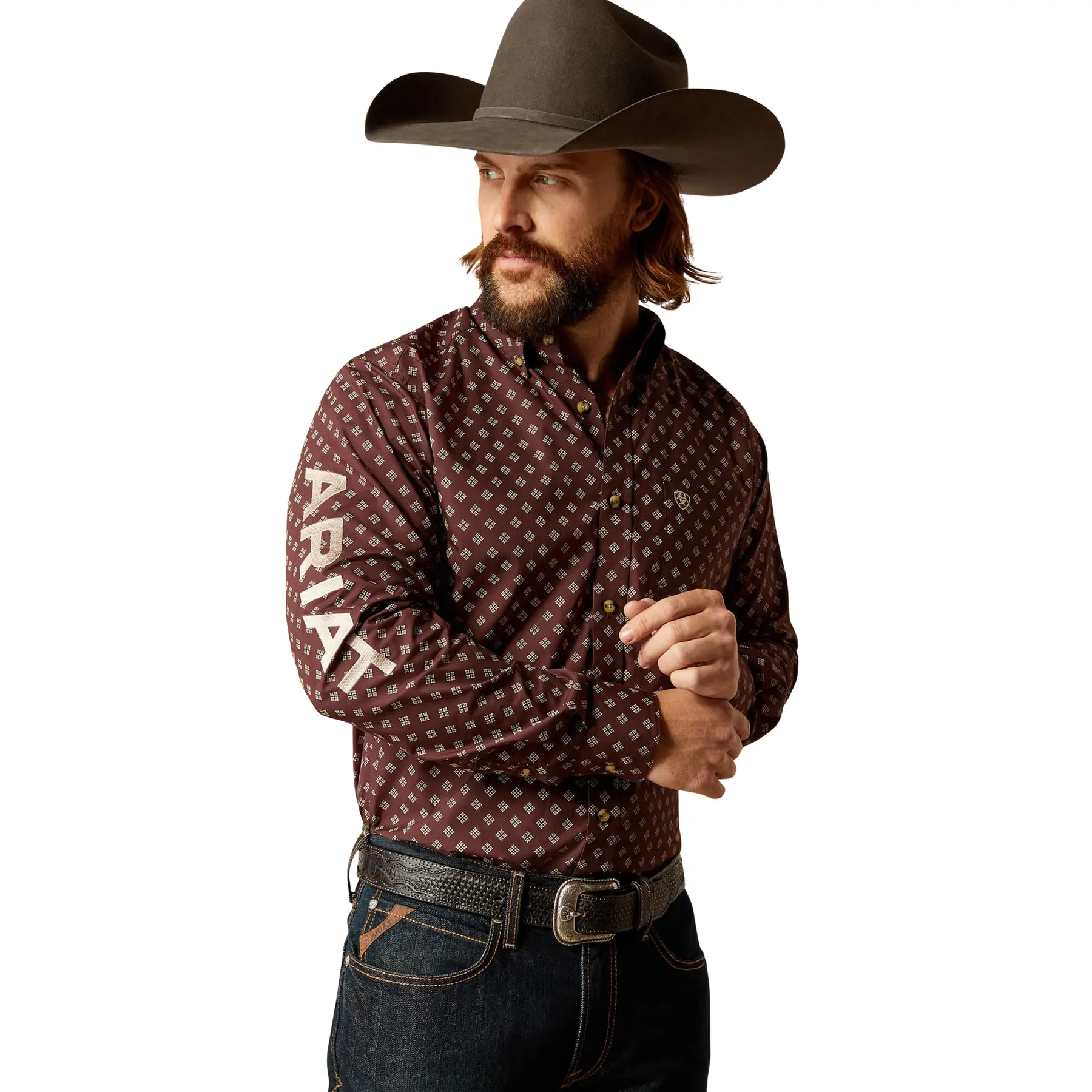 Chemise western ajustée manches longues Ariat Team Koen