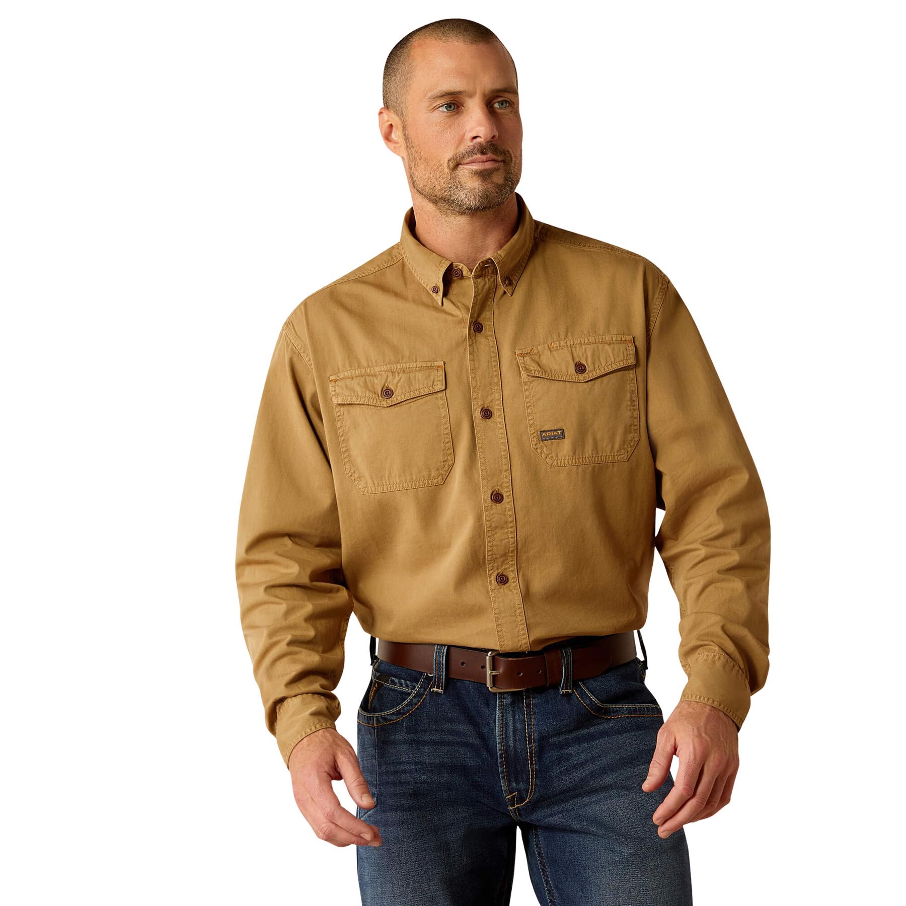 0197318132568 - Arbeitsjacke Ariat Rebar Washed Twill 0197318132568 - Arbeitsjacke Ariat Rebar Washed Twill