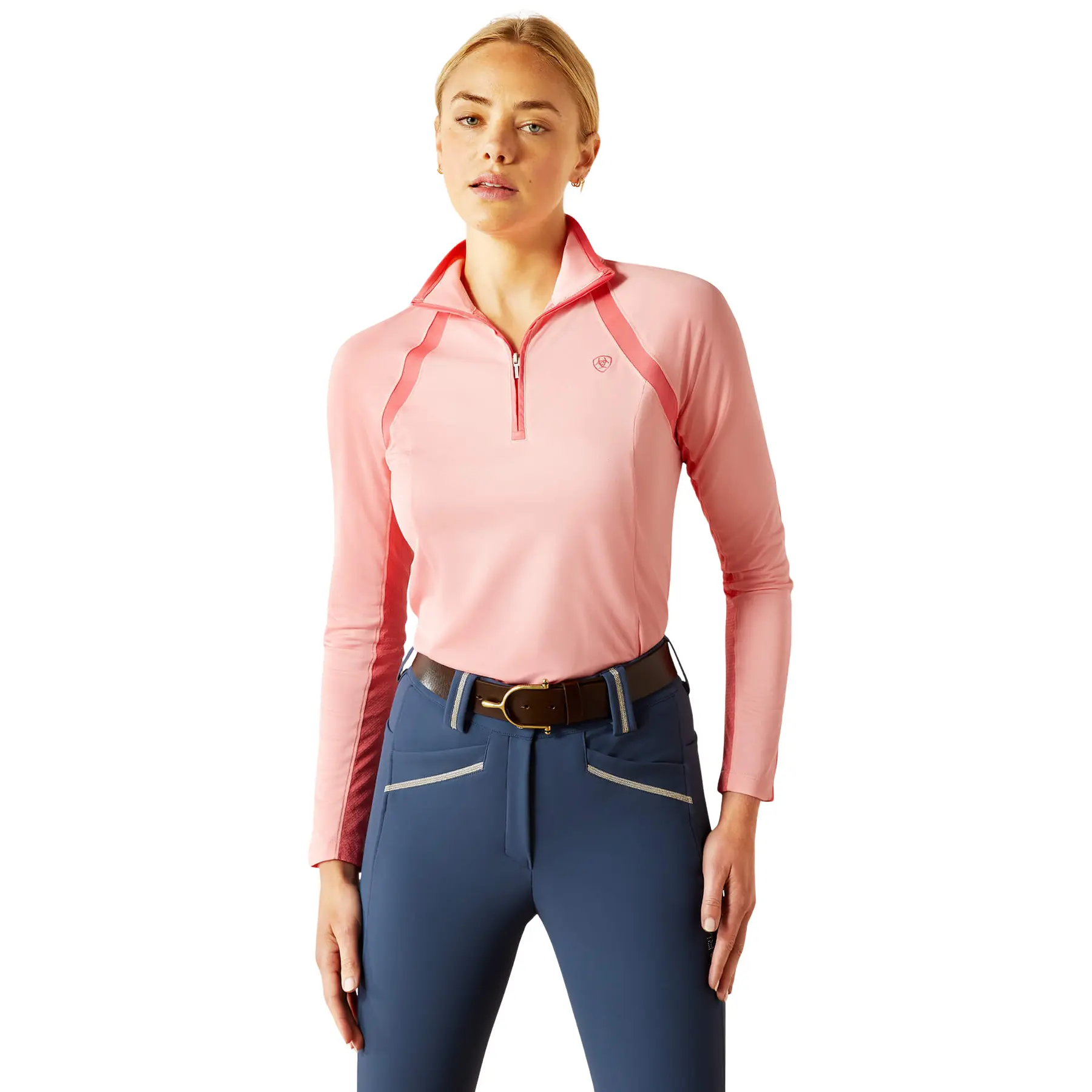 Meilleurs prix pour Baselayer 1/4 zip femme Ariat Sunstopper 3.0