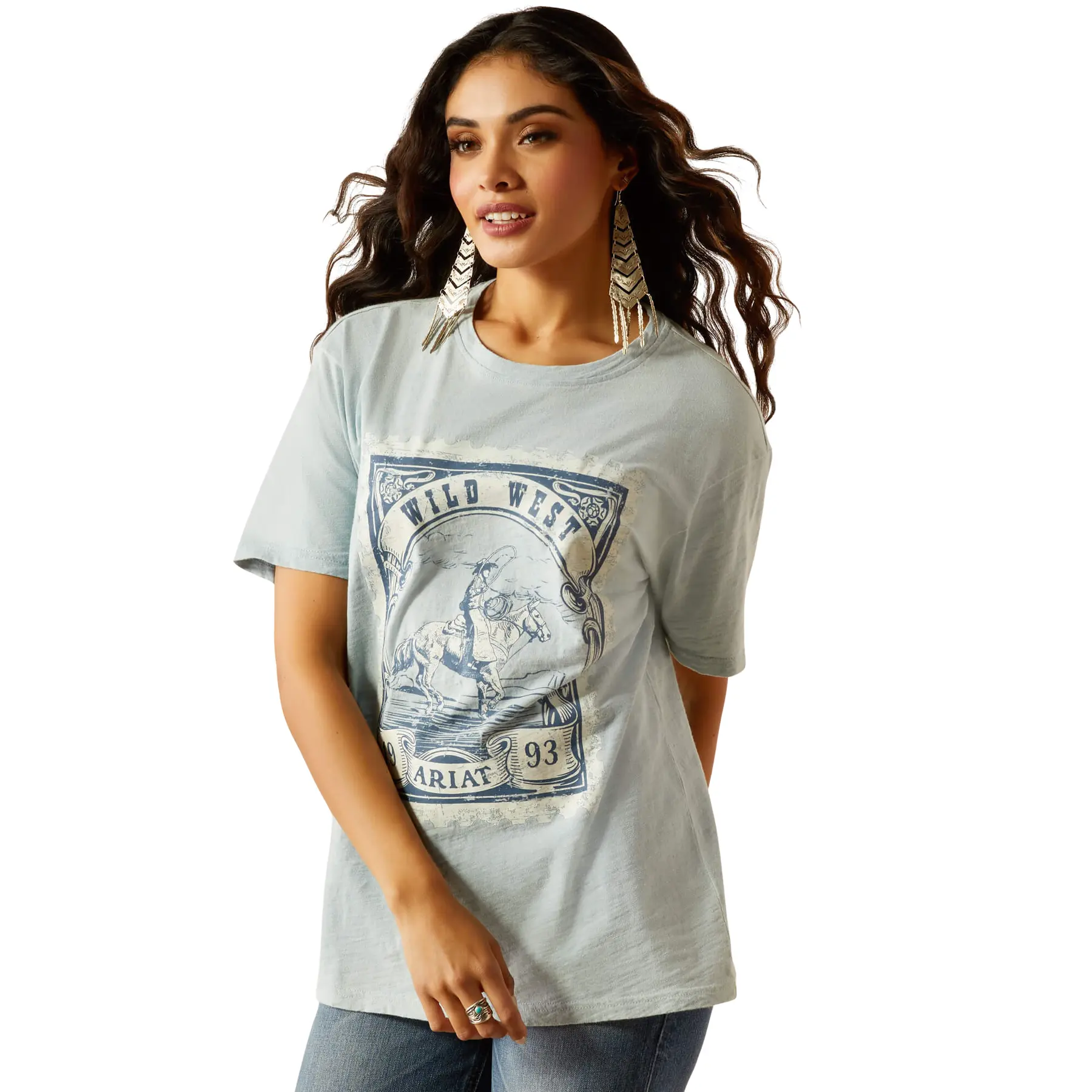 T-shirt femme Ariat Wild West Stamp