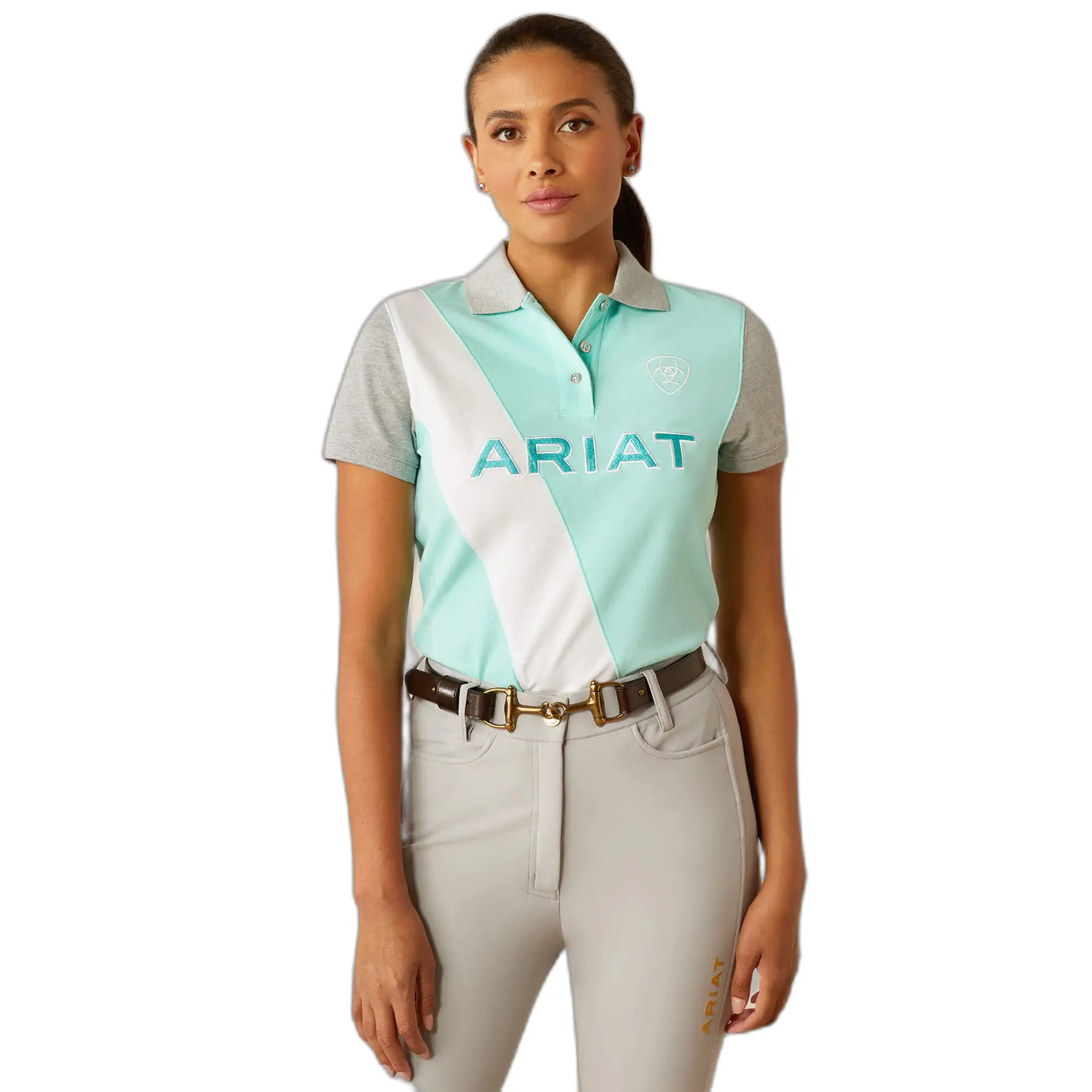 0197318310546 - Polo-Shirt Damen Ariat Taryn Button