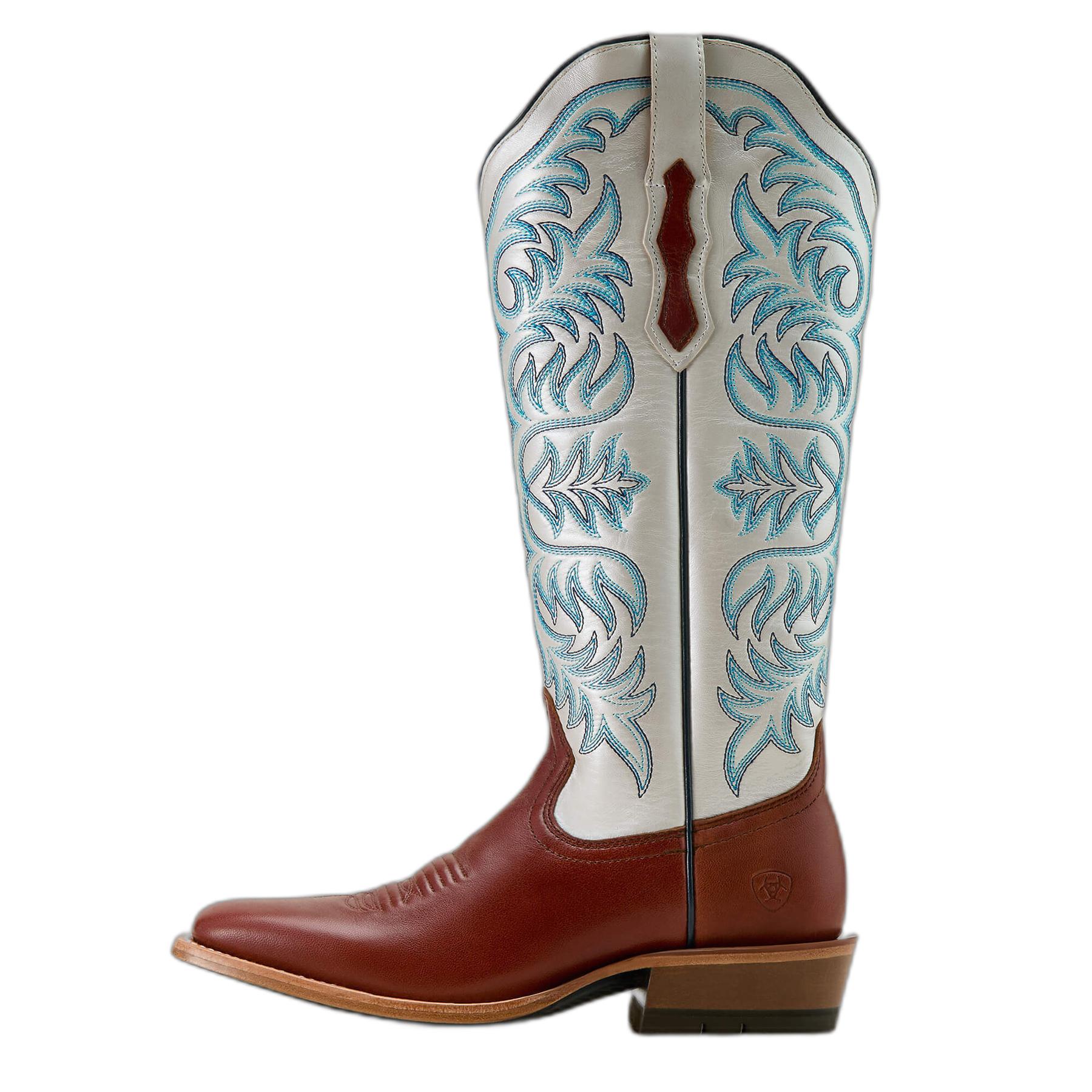 Comparer les prix de Bottes western en cuir femme Ariat Futurity Blanche