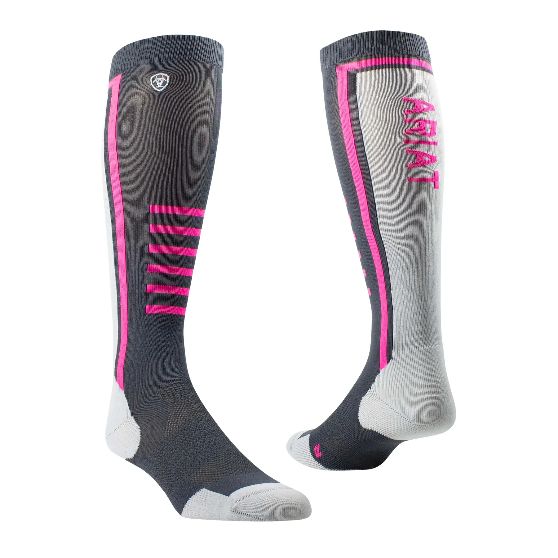 Ariat Gris Riding Socks Woman Tek Slimline Performance