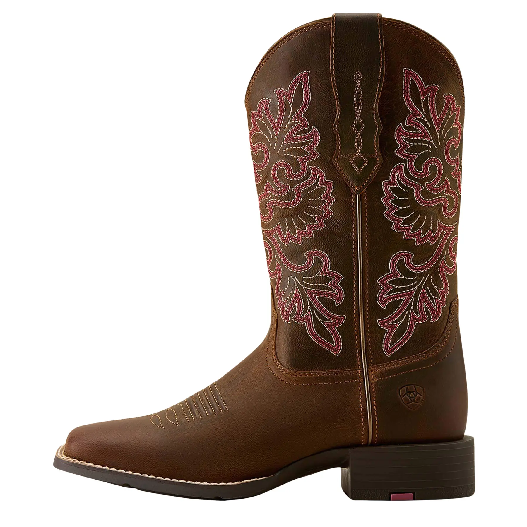 Westernstiefel Damen Ariat Round Up Wide Square Toe Stretchfit-image