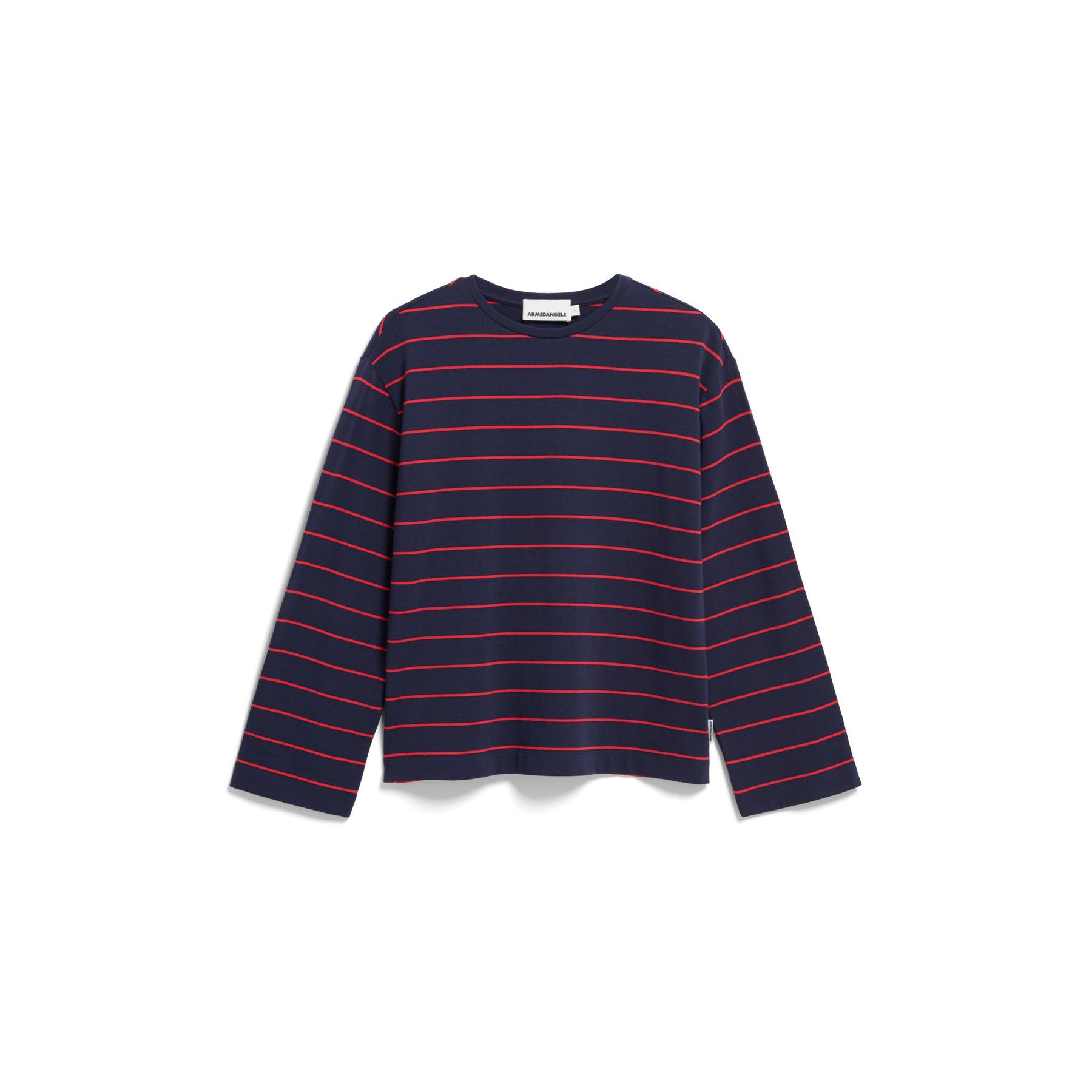 4255808170264 - Damen Langarm-T-Shirt mit feinen Streifen Armedangels Marynaa