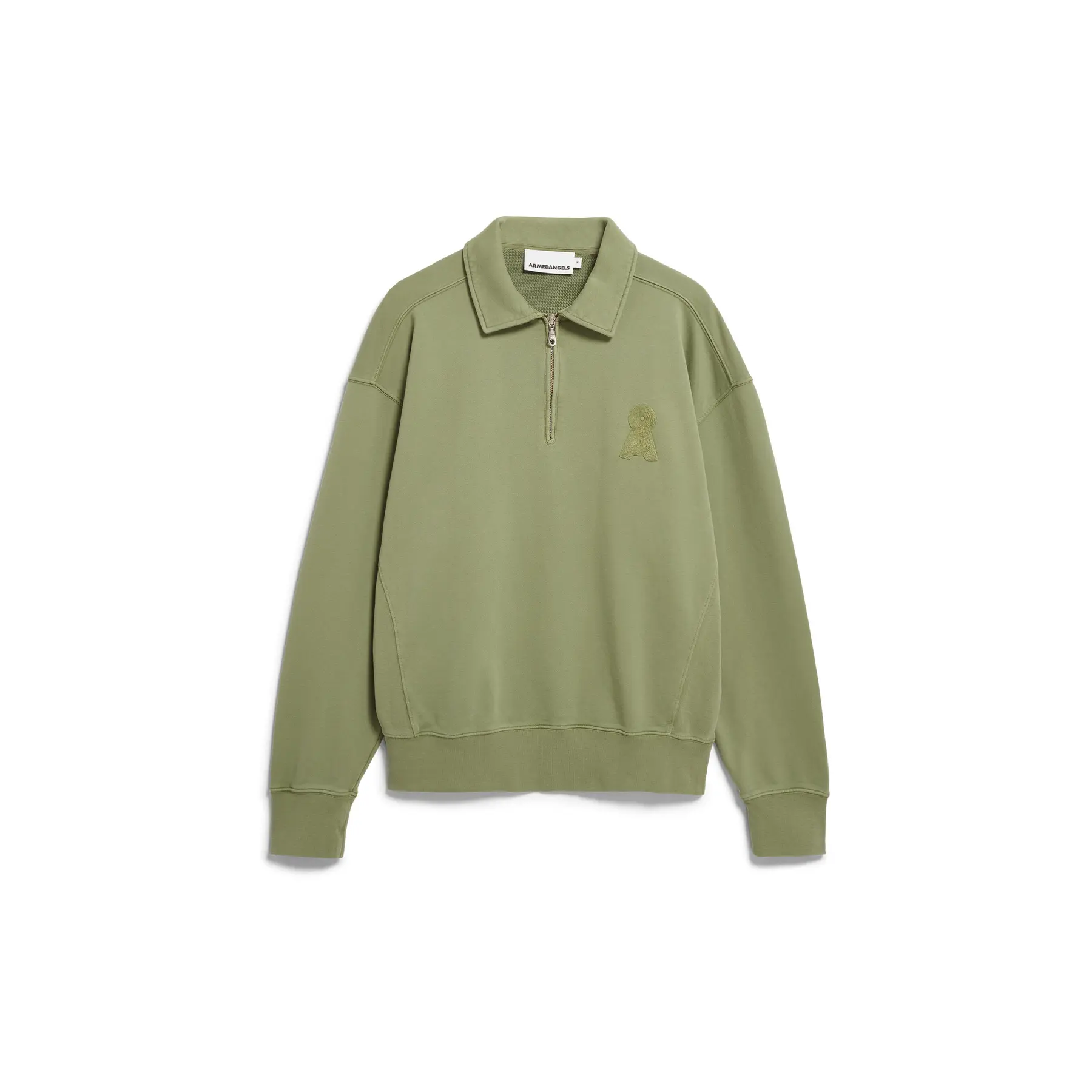 Image of Sweatshirt 1/4 Reißverschluss Armedangels Iconic å Gmt Dye