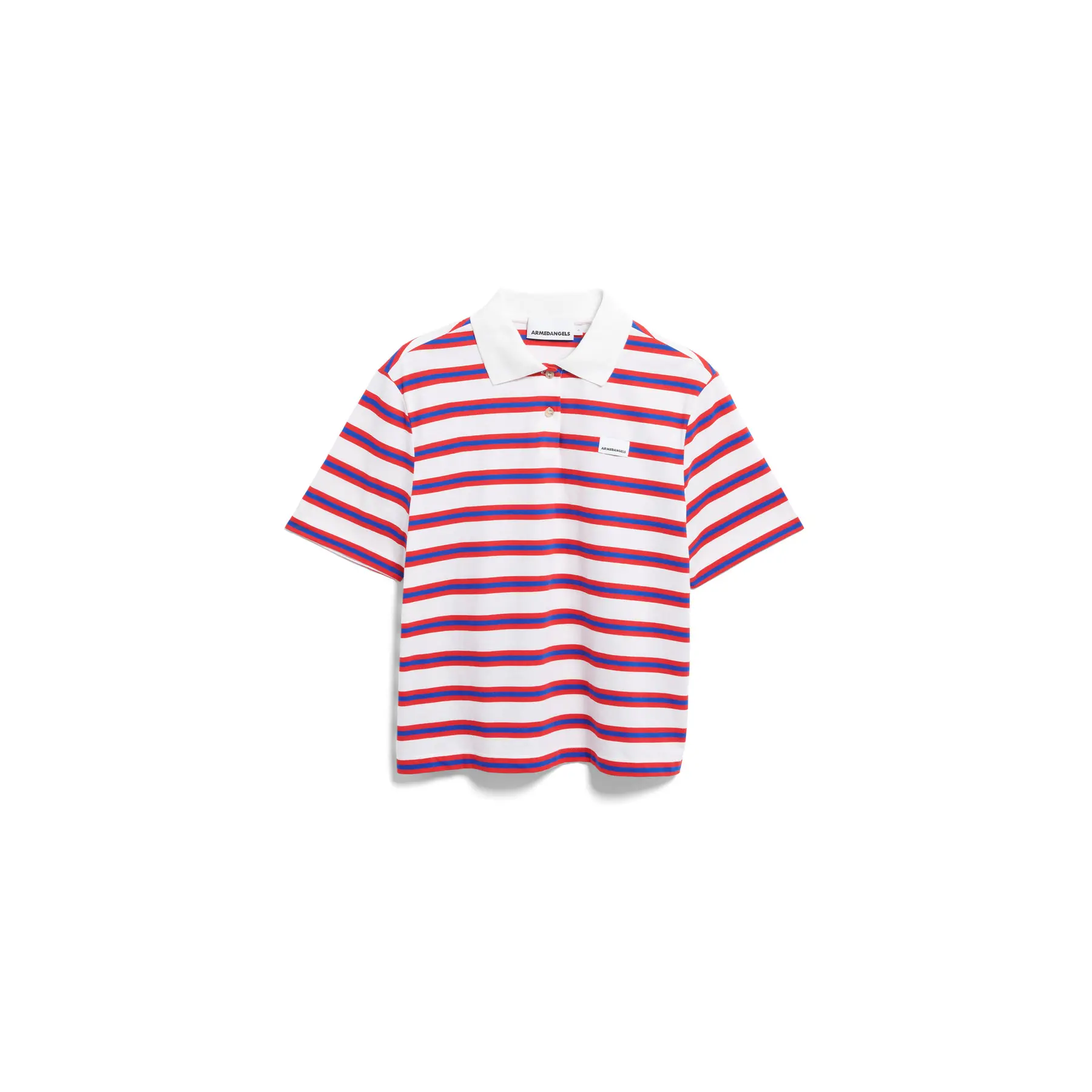 Image of Polo-Shirt Streifen Armedangels