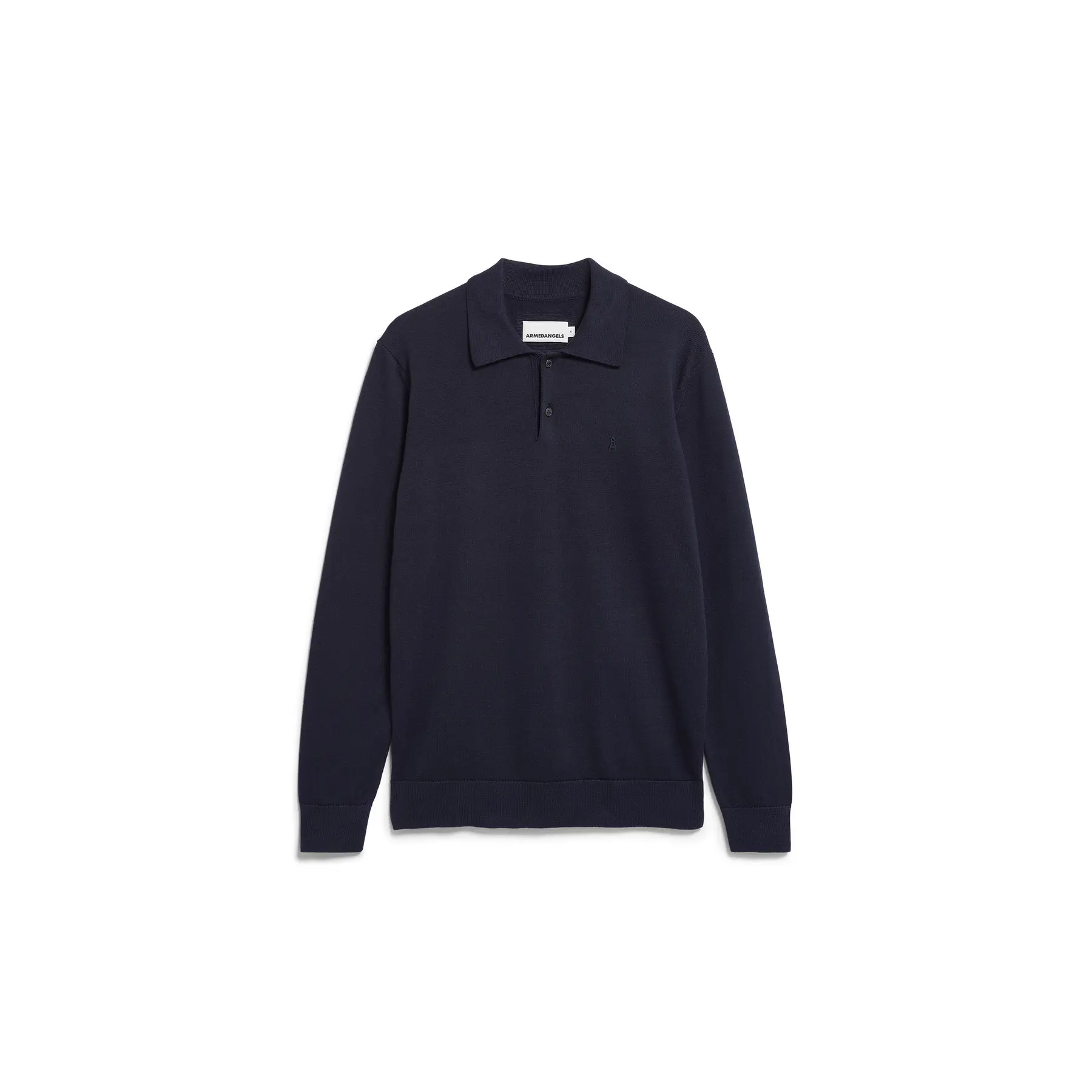 Image of Langärmeliges Poloshirt aus Mesh Armedangels