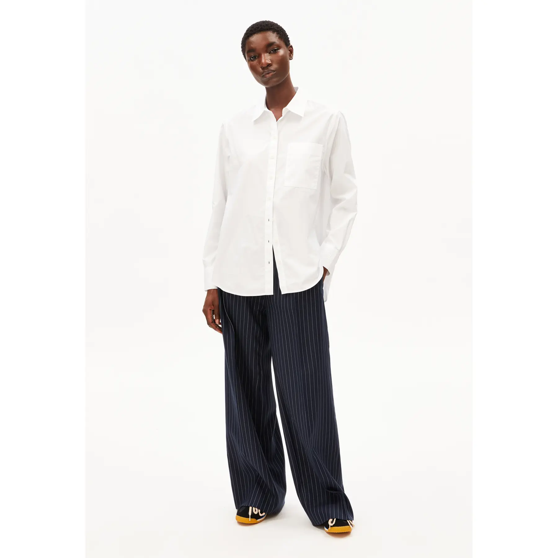 Camicia da donna a maniche lunghe Armedangels Loose Poplin
