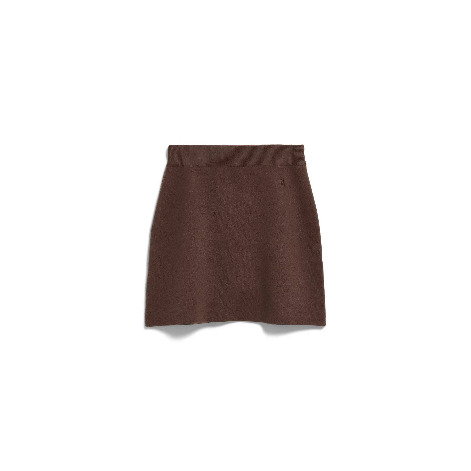 Mini jupe en maille coton-laine femme Armedangels