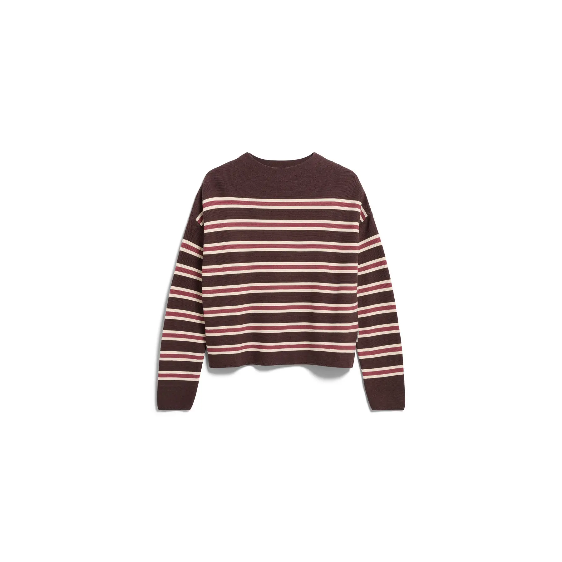 Gestreifter Strickpullover Damen Armedangels Merinaa
