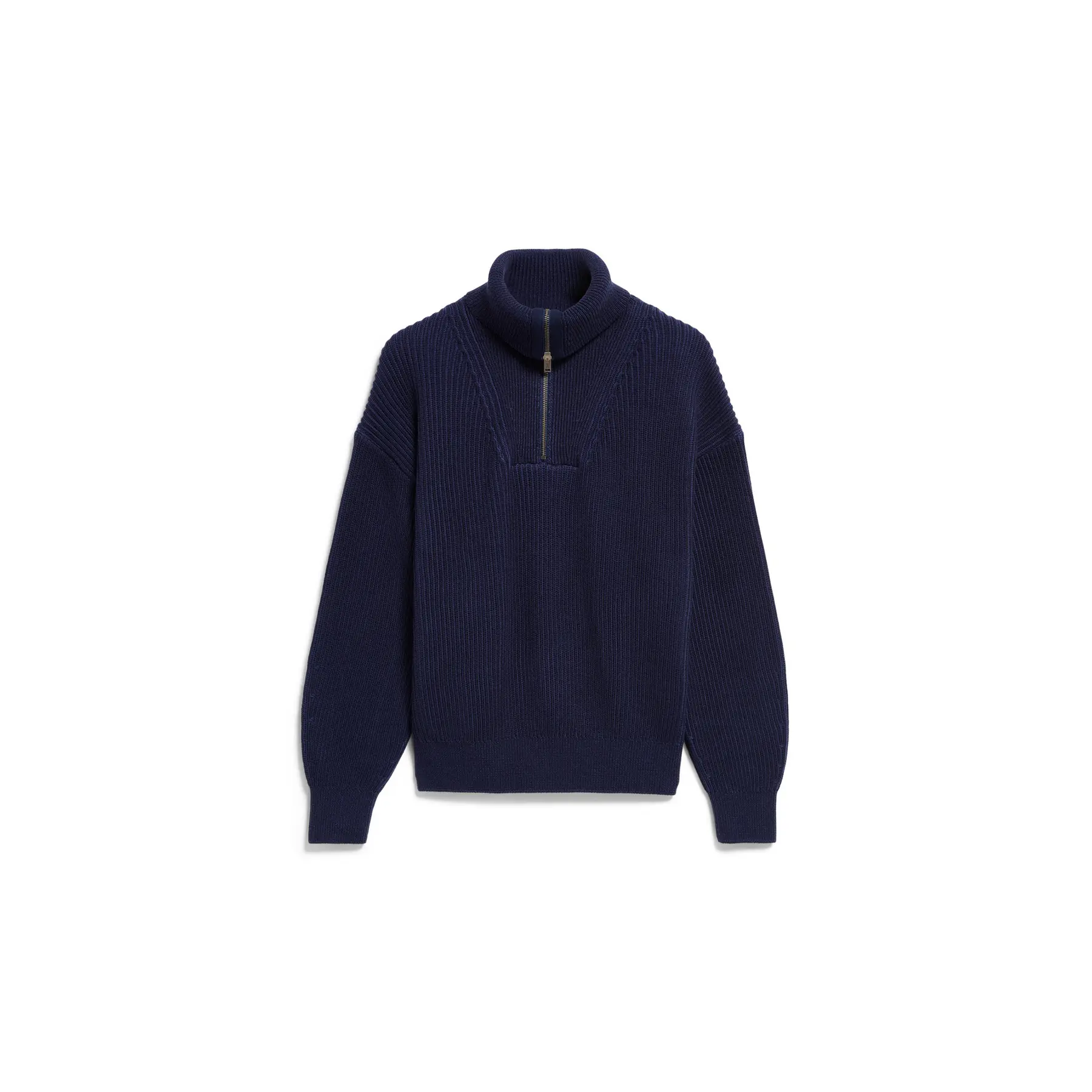 Pull a collo zip in maglia vanisée donna Armedangels