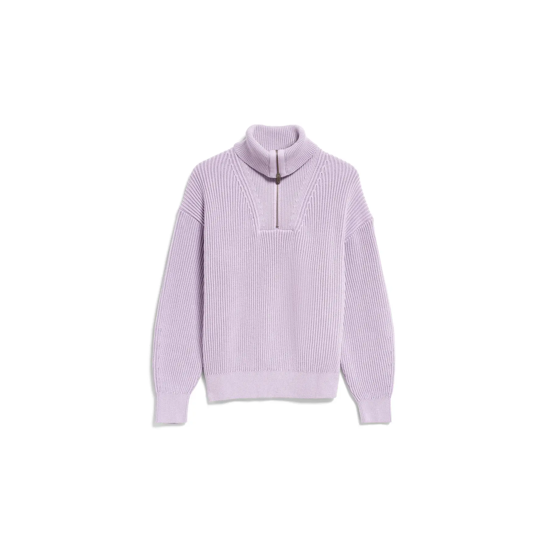Pull a collo zip in maglia vanisée donna Armedangels