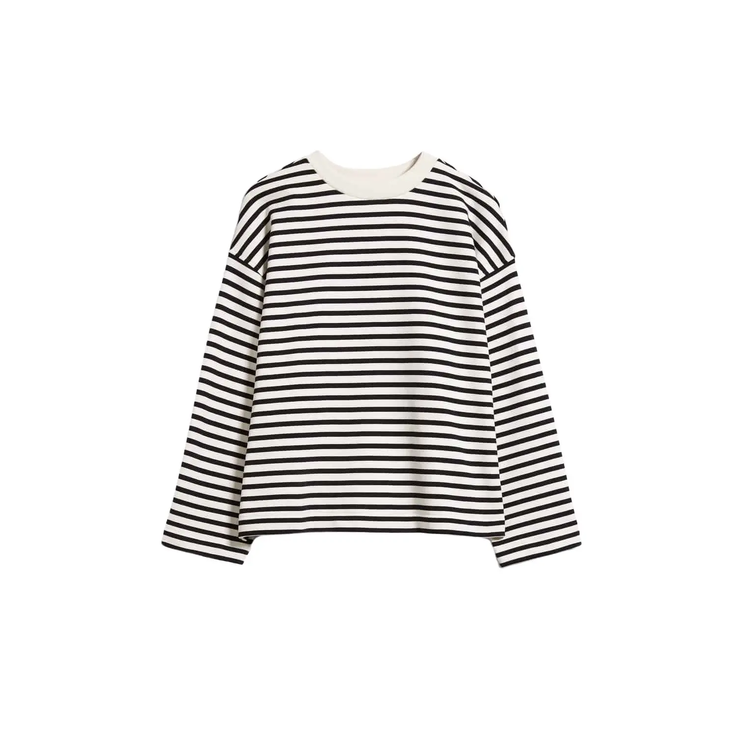 4251765560636 - - Frankaa Stripe - Pullover Gr M grau