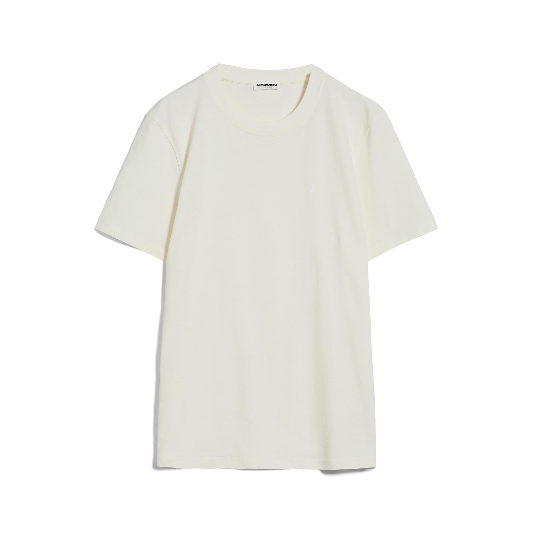 4252021265111 - T-Shirt mit geripptem Rundhalsausschnitt Modell MAARKOS