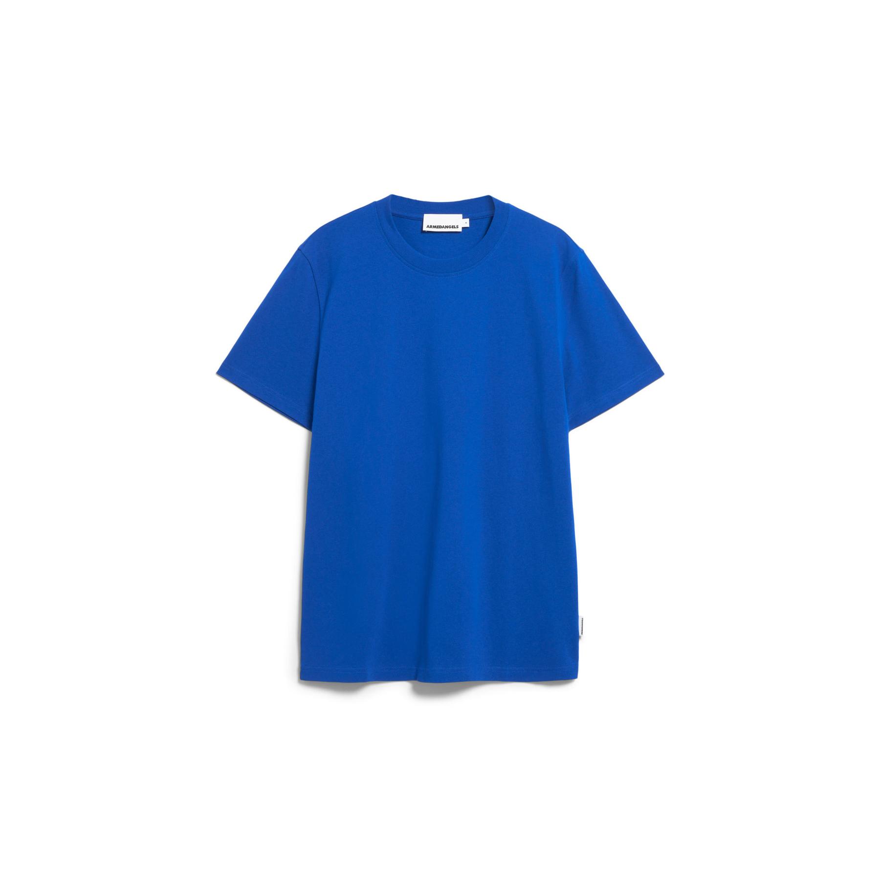 4255715672165 - T-Shirt mit geripptem Rundhalsausschnitt Modell MAARKOS