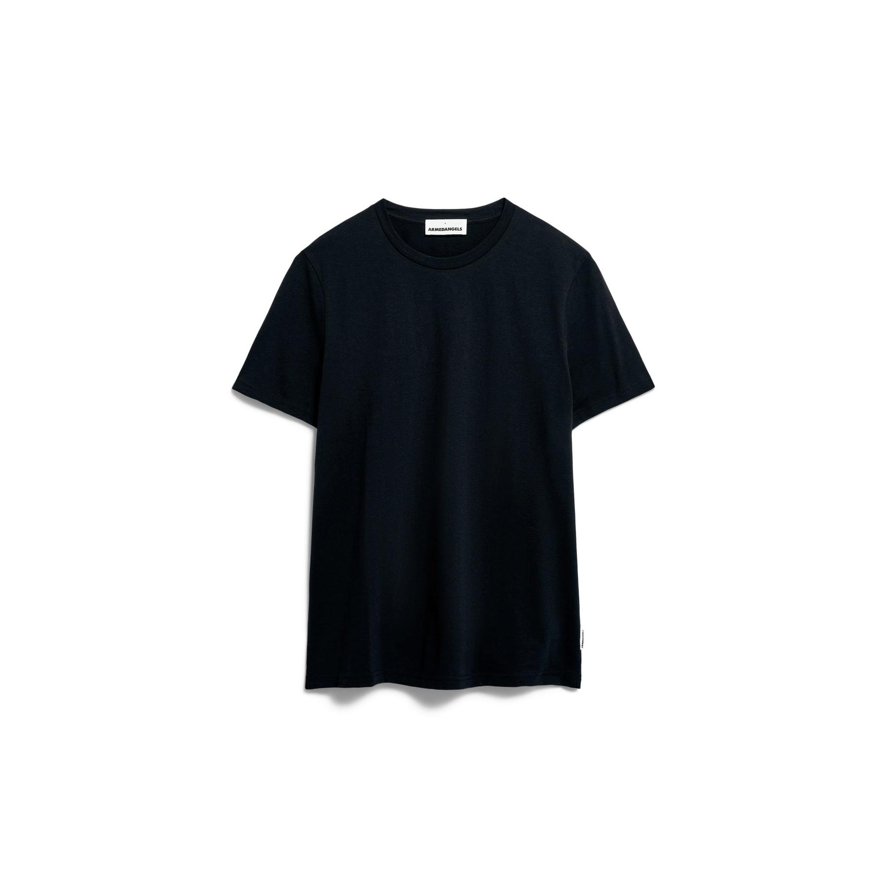 4255623478637 - T-Shirt in unifarbenem Design Modell JAAMEL STRUCTURE