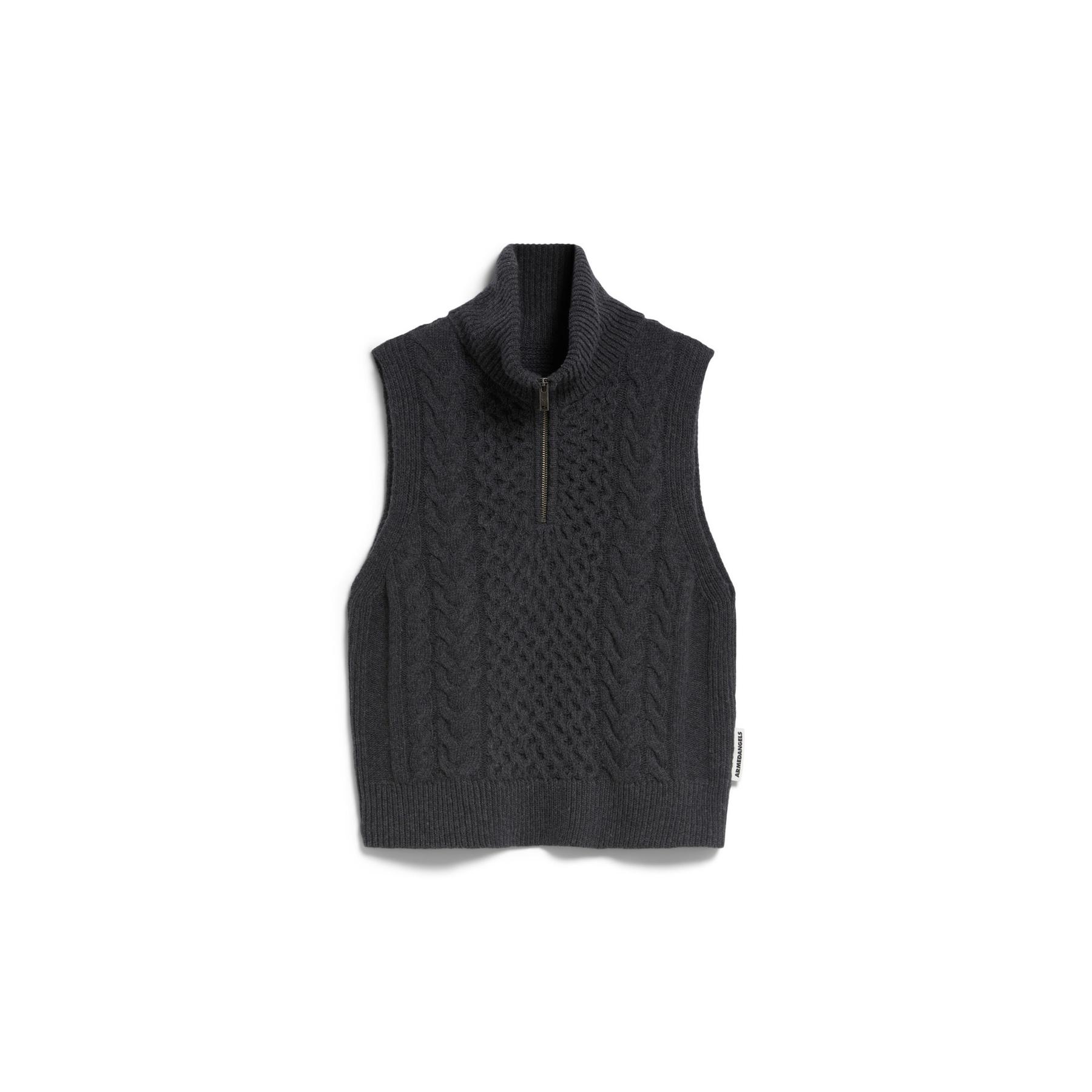 4255715662326 - Ärmelloser Pullover für Frauen Olaiaas Cable 4255715662326 - Ärmelloser Pullover für Frauen Olaiaas Cable