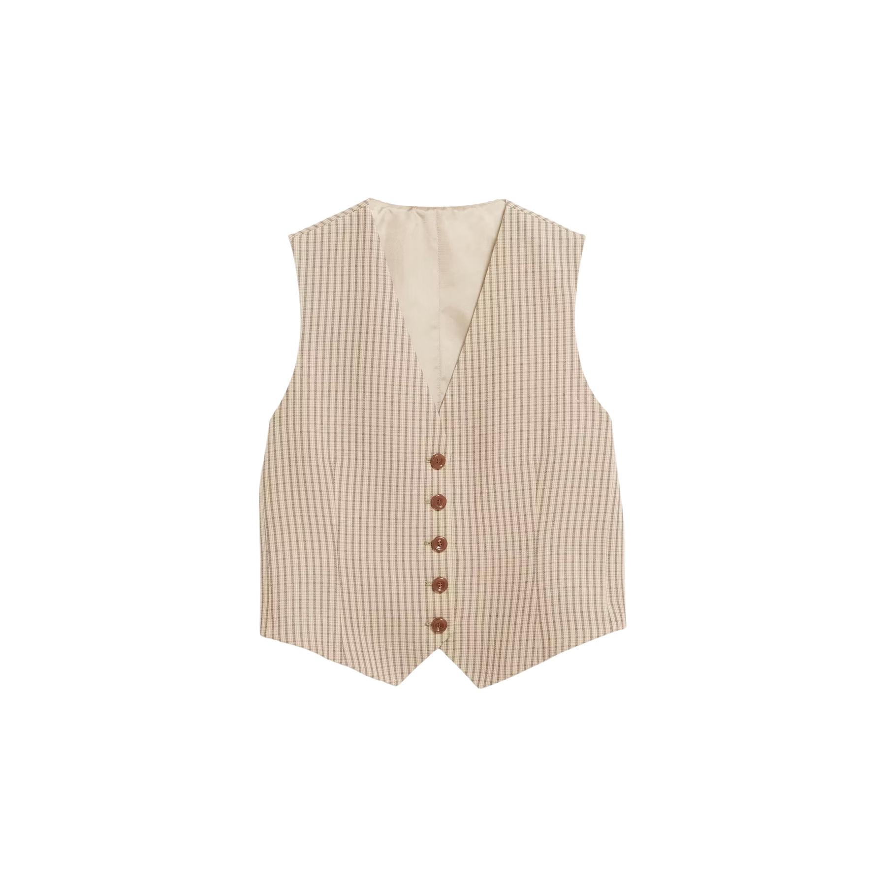 4255715686513 - Weste Damen Sineriaa Check